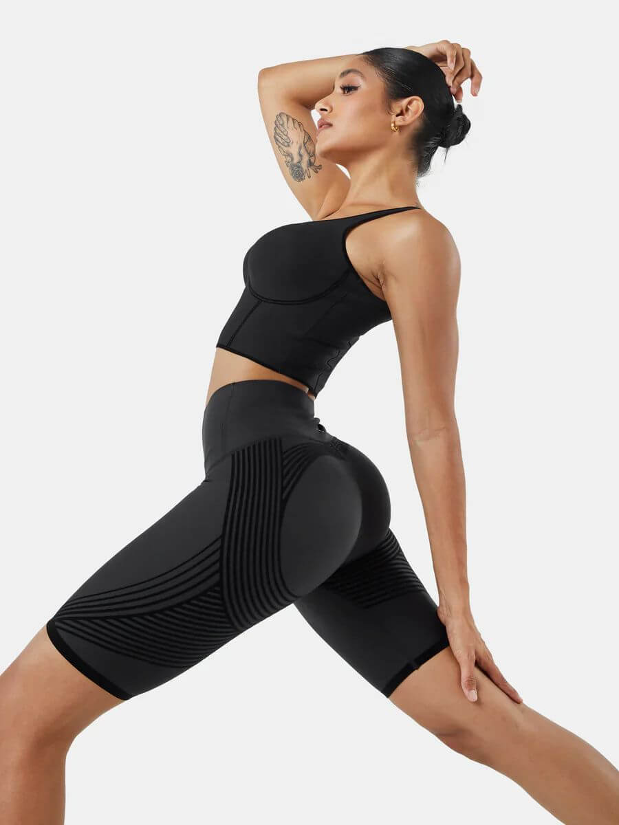 3D Short Leggings™ – Taille Haute Sculptante et Galbante (1+1 GRATUIT)