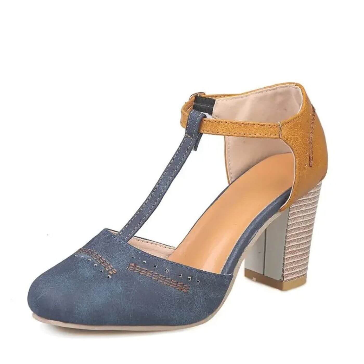 Amance™ – Sandales Orthopédiques à Talon Carré Élégant