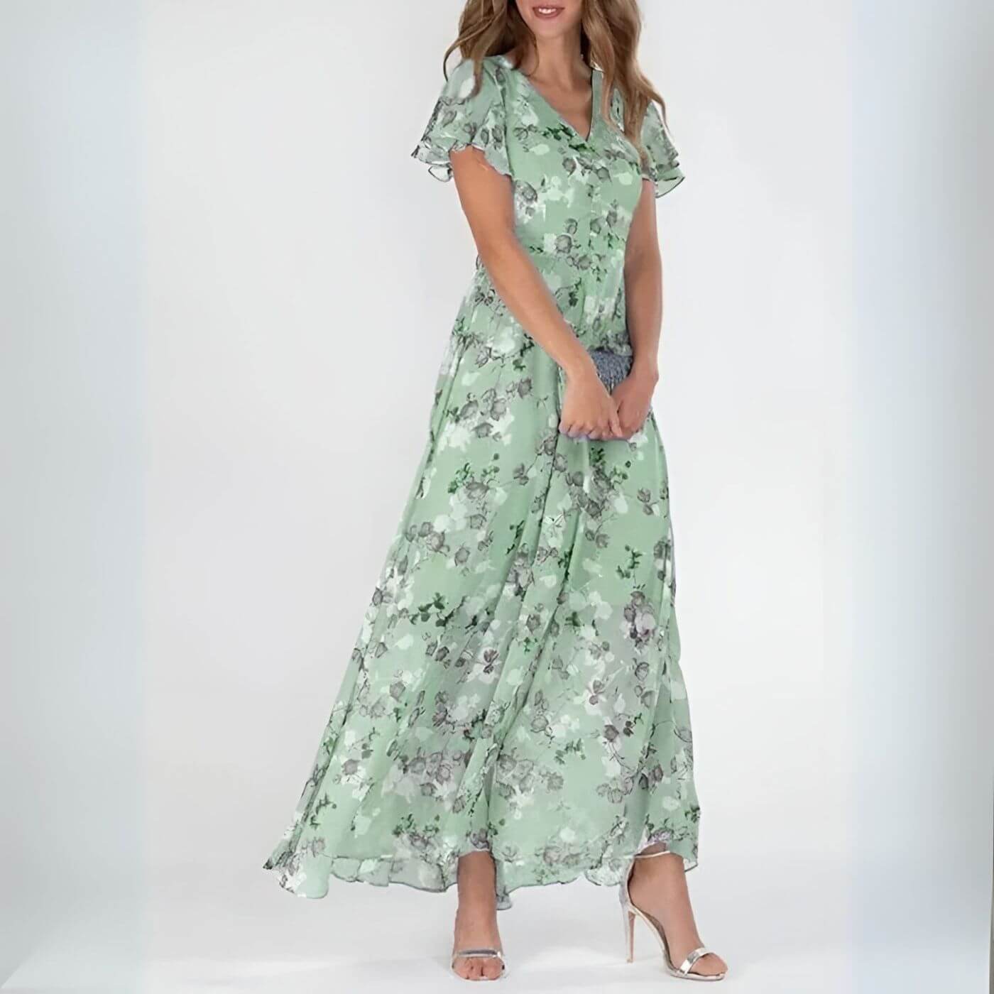 Amandine™ – Robe Longue Fluide Élégante