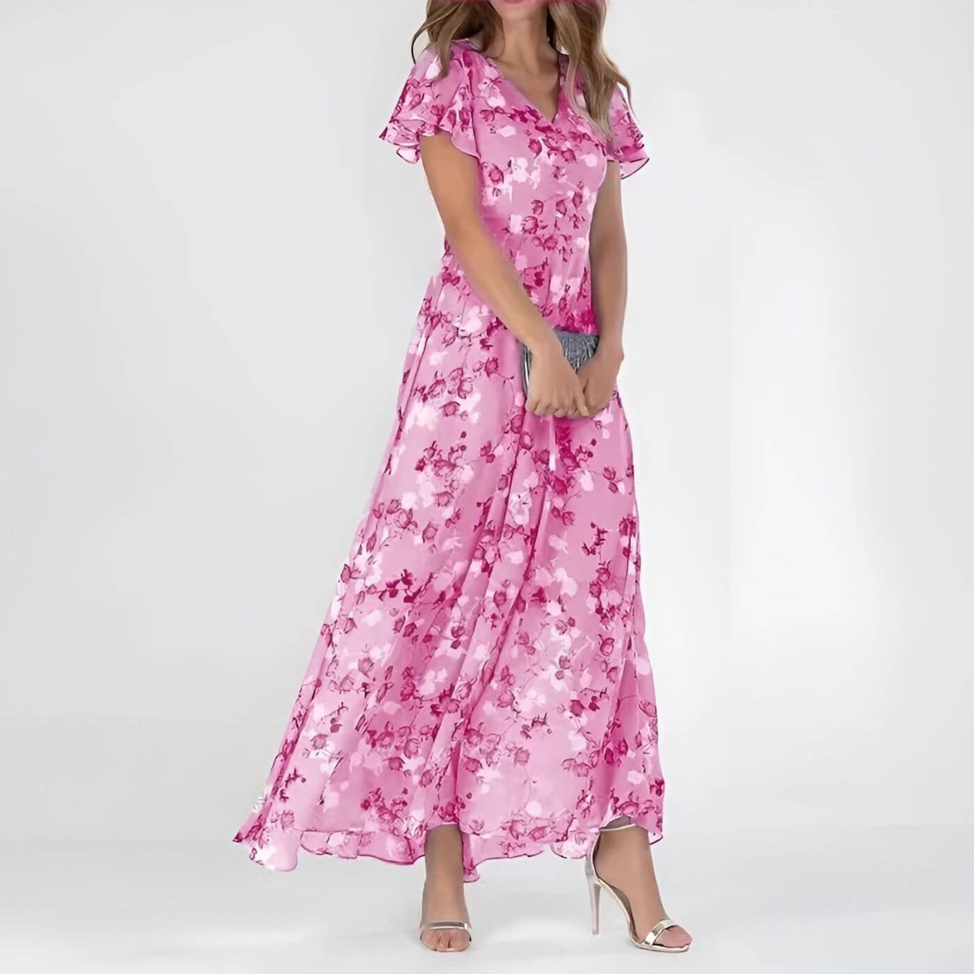 Amandine™ – Robe Longue Fluide Élégante