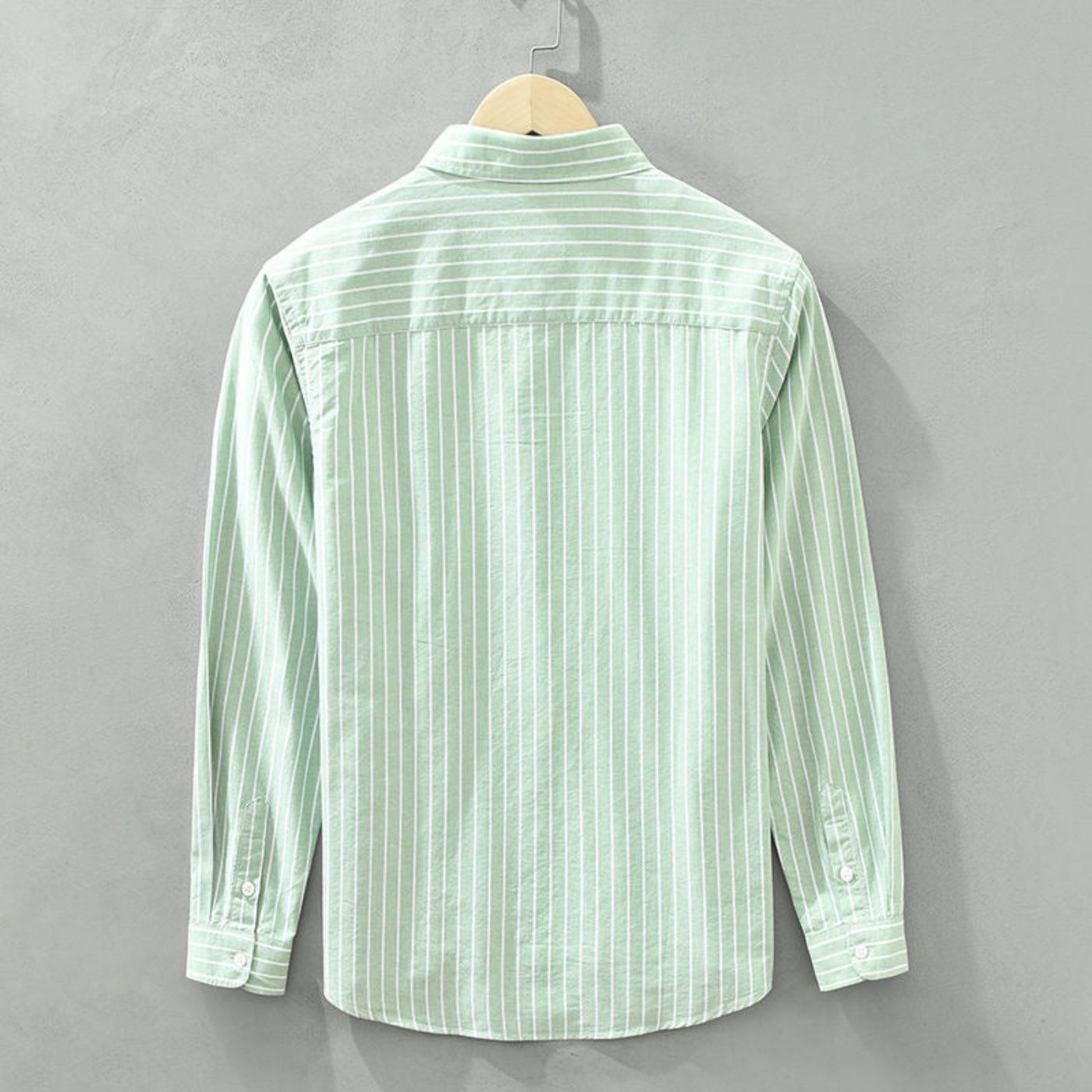 Antonin™ – Chemise Rayée Manches Longues Premium