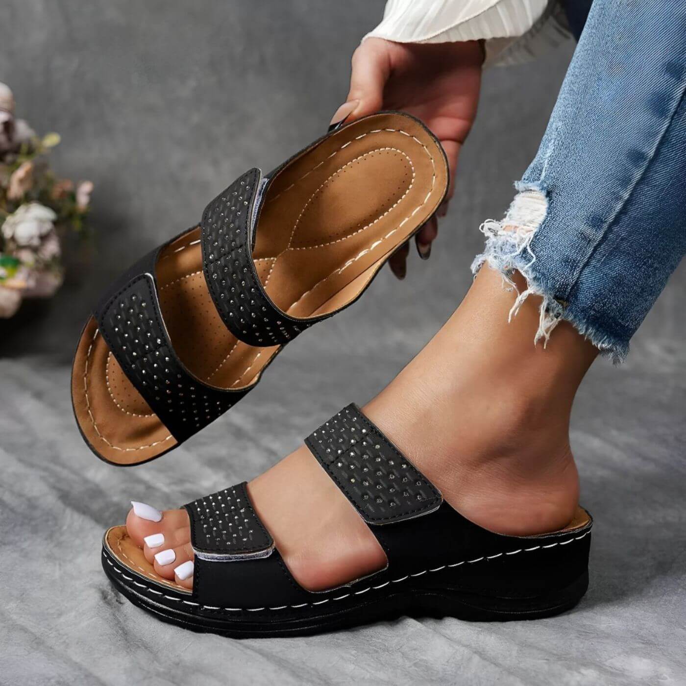 Aurélia™ – Sandales Orthopédiques Légères