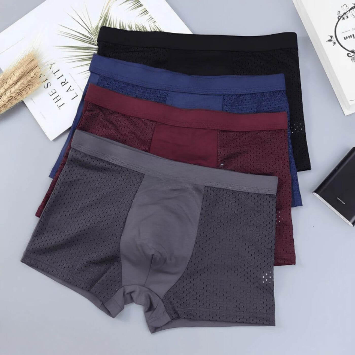 Bamboo Boxers™ – Boxers en Fibre de Bambou Anti-Démangeaisons Premium ( 5+5 GRATUIT )