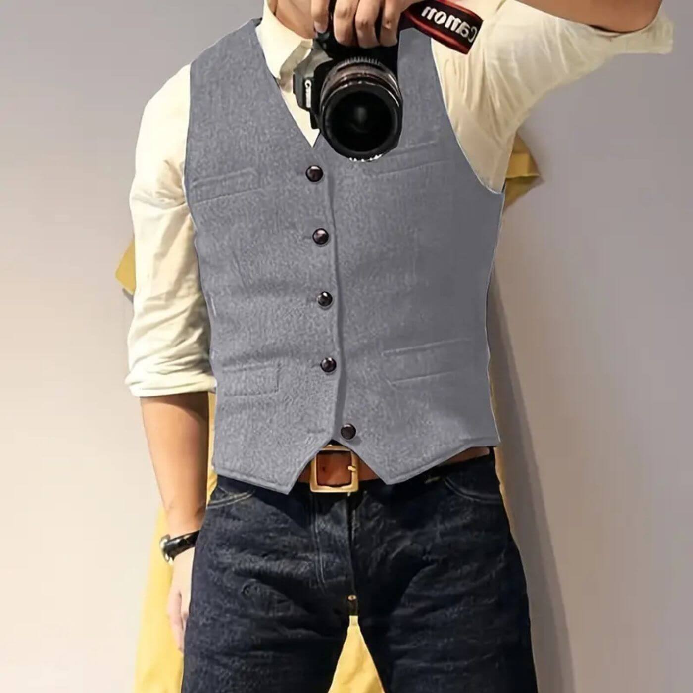 Basile™ – Gilet Ajusté Élégant