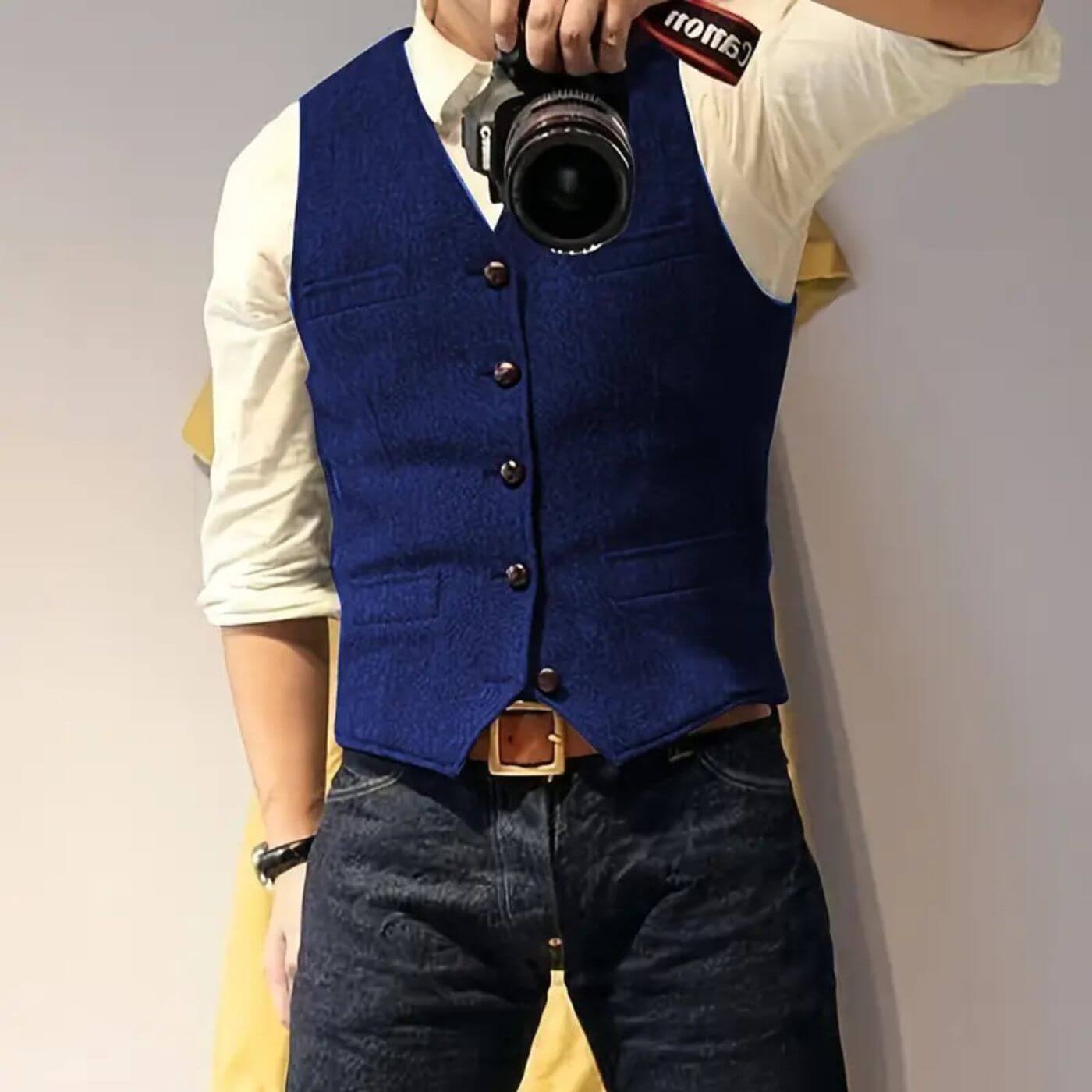 Basile™ – Gilet Ajusté Élégant