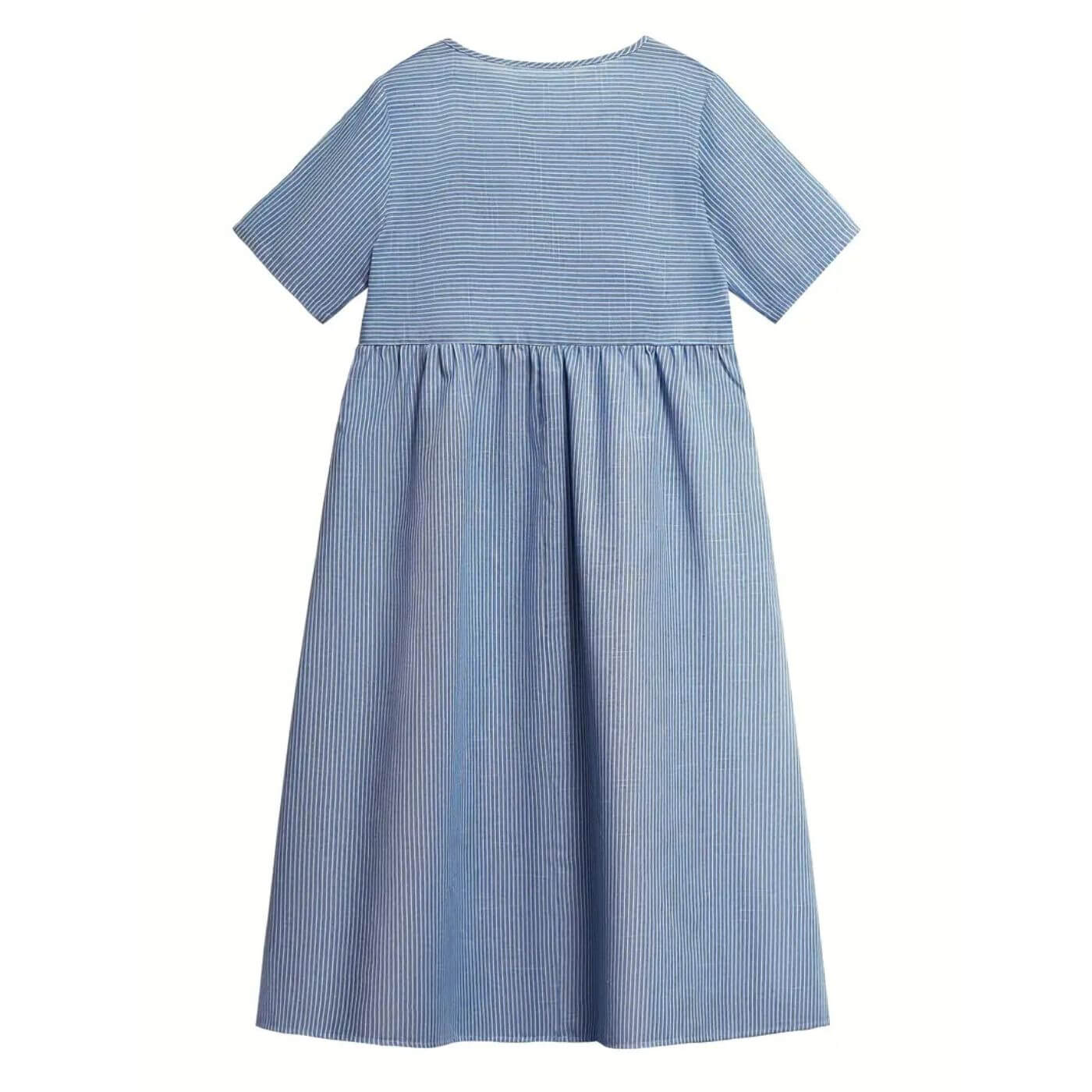 Brigitte™ – Robe Midi Confortable à Couvrance Ventre