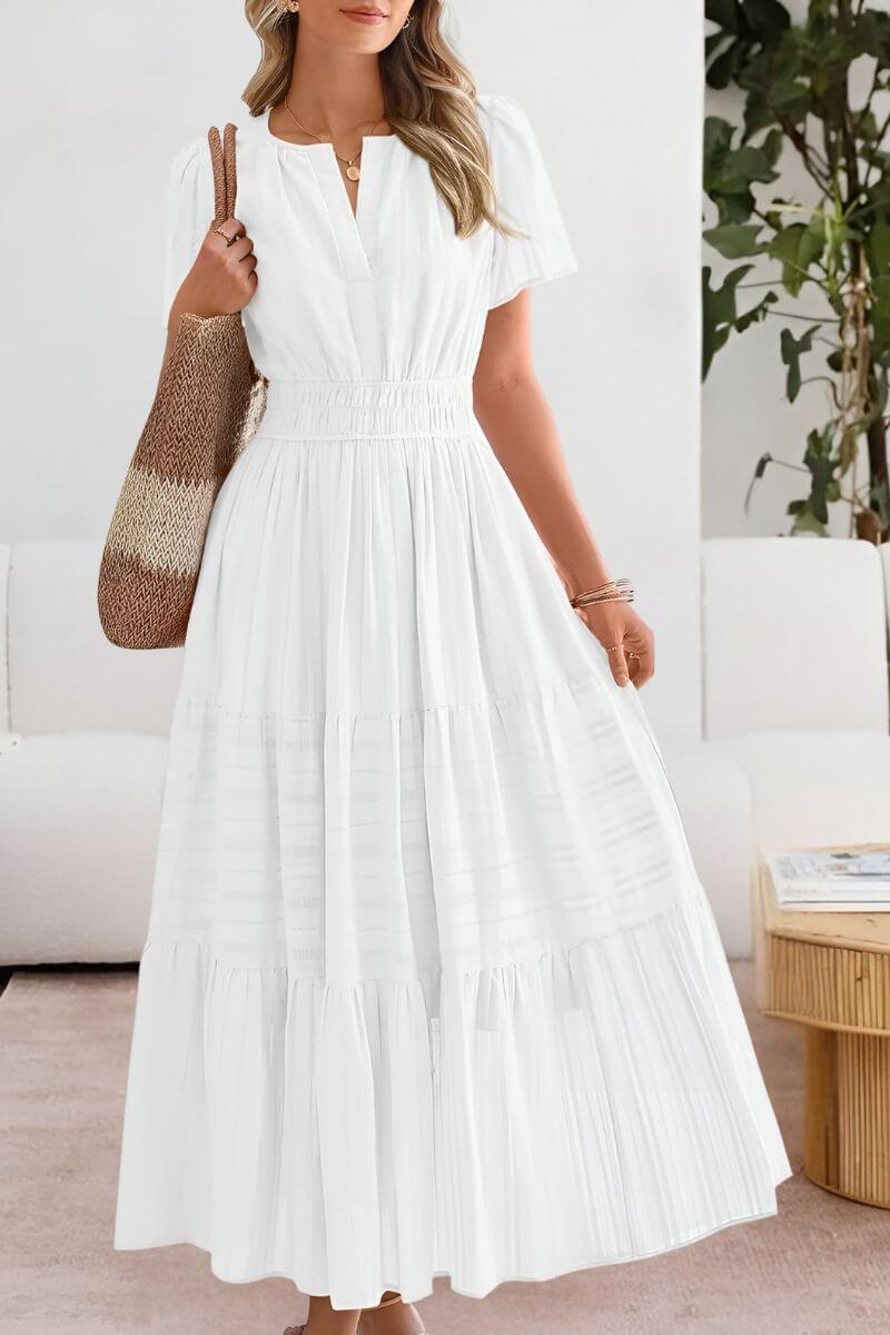 Cécile™ – Robe Longue Bohème Élégante d’Été