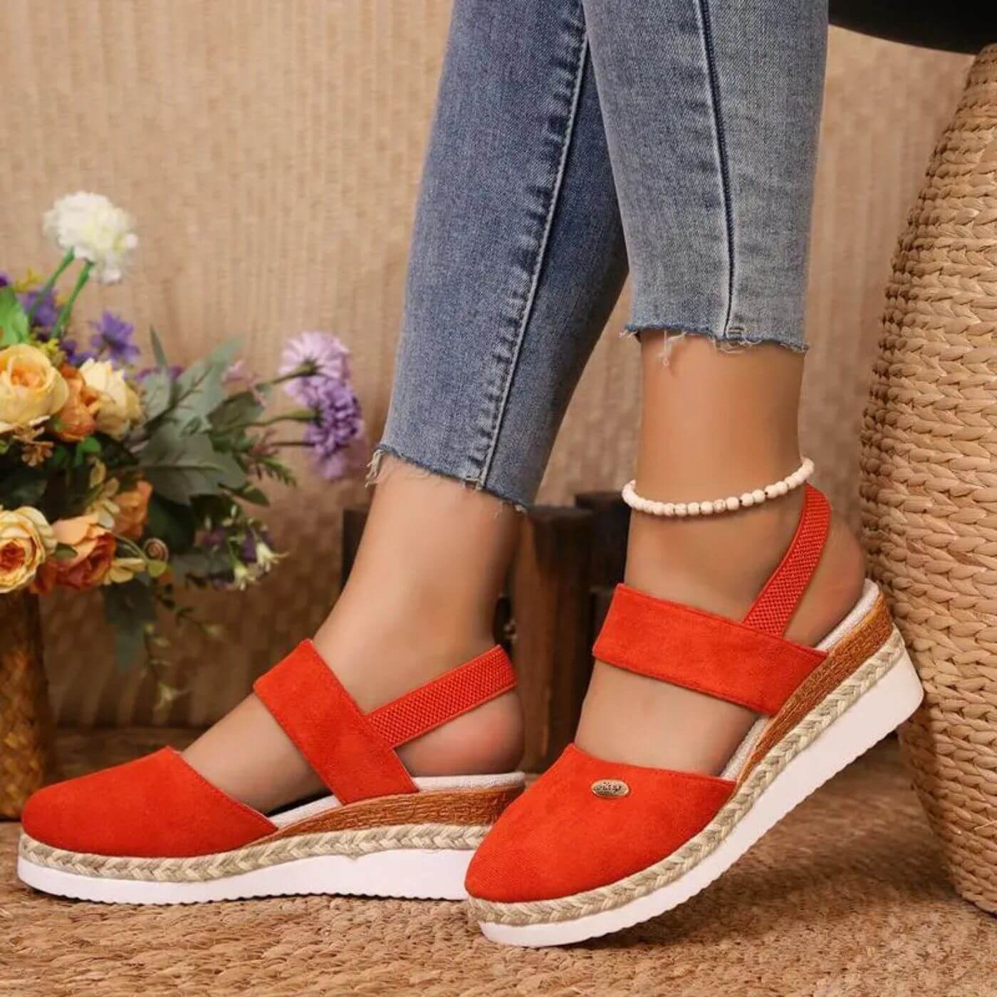 Diane™ – Sandales orthopédiques compensées fermées pour femmes