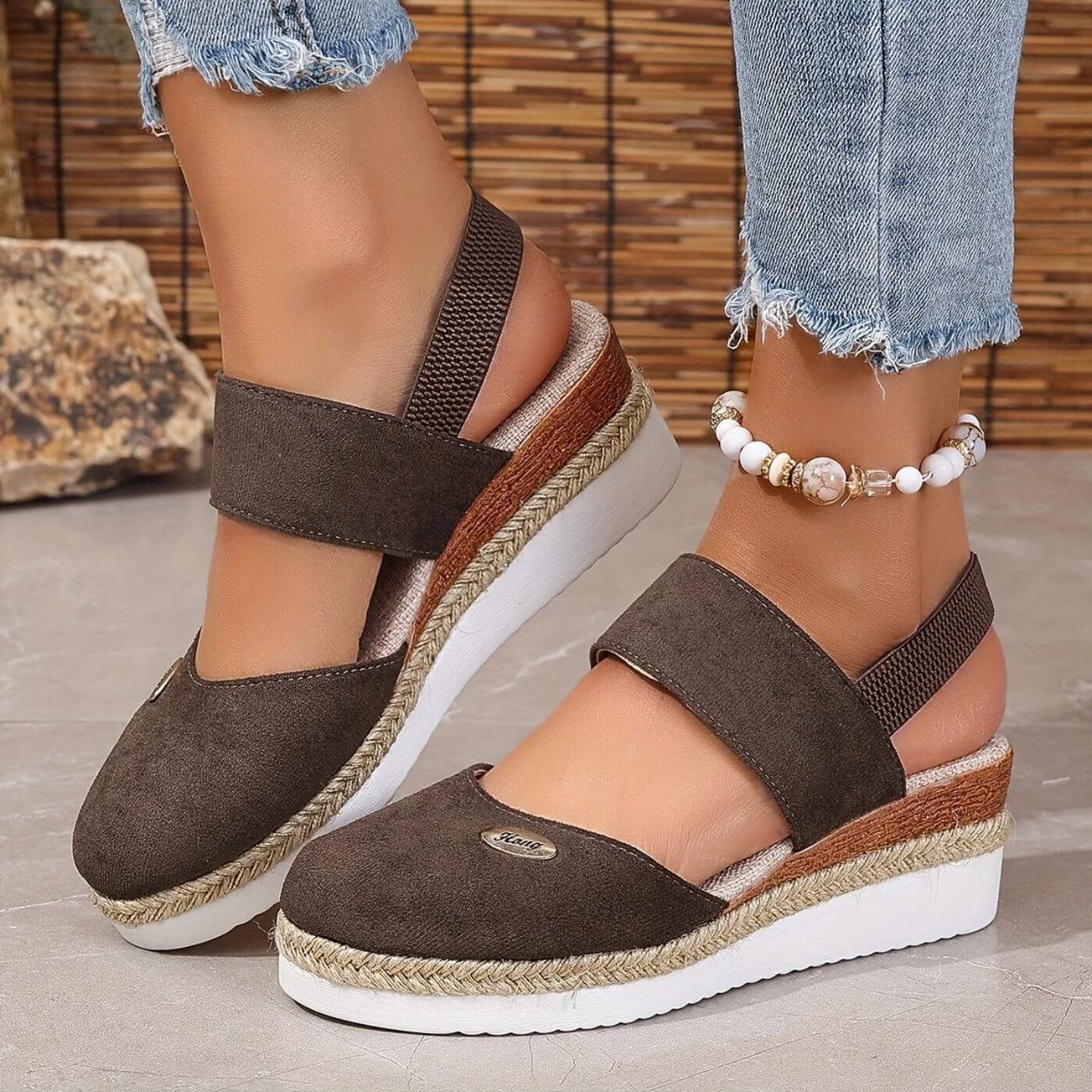 Diane™ – Sandales orthopédiques compensées fermées pour femmes