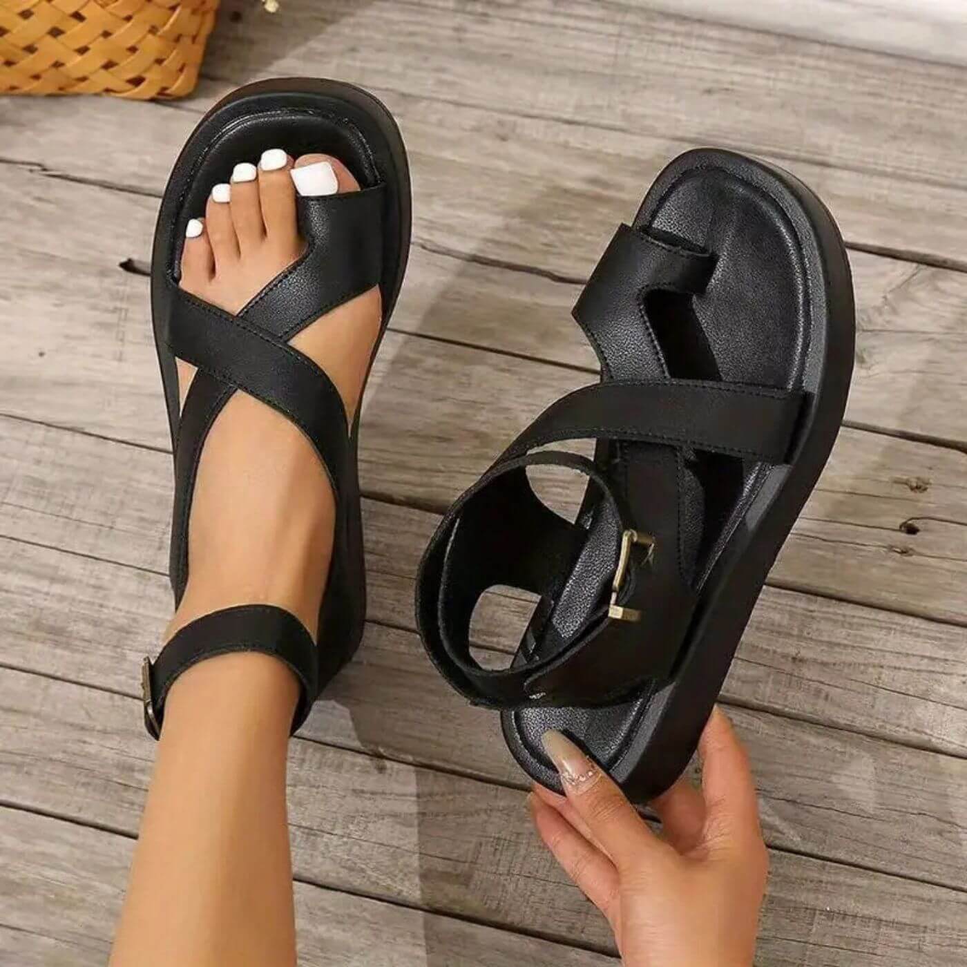Eléa™ – Sandales Orthopédiques Décontractées à Bride d'Orteil