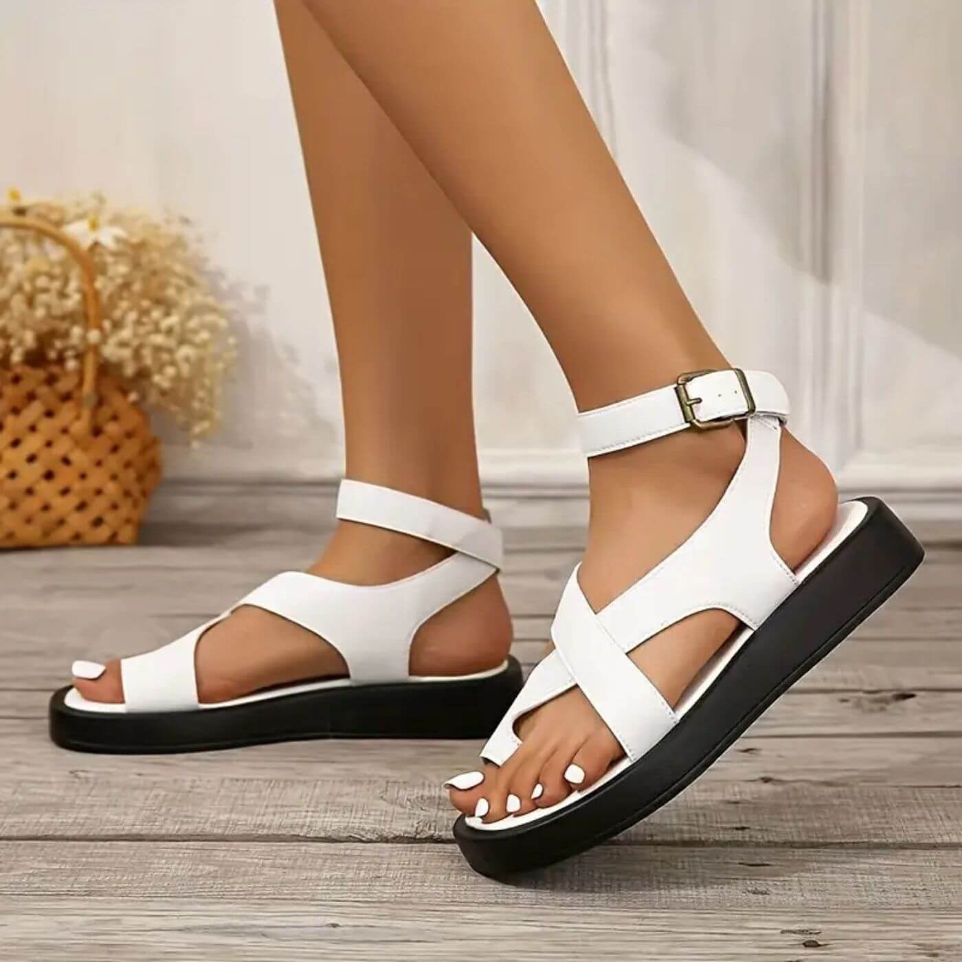Eléa™ – Sandales Orthopédiques Décontractées à Bride d'Orteil