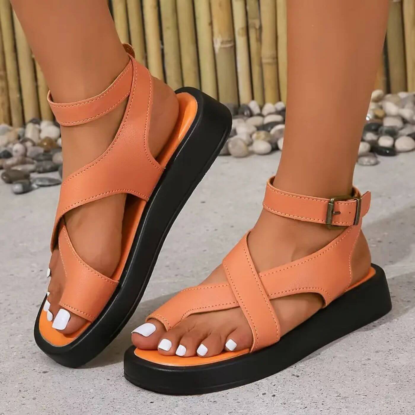 Eléa™ – Sandales Orthopédiques Décontractées à Bride d'Orteil