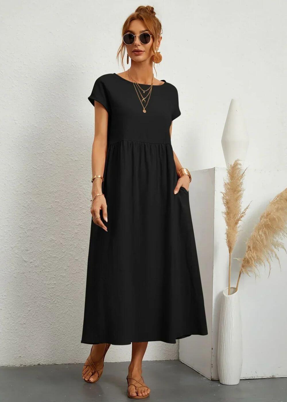 Elsa™ – Robe d'Été Élégante avec Poches