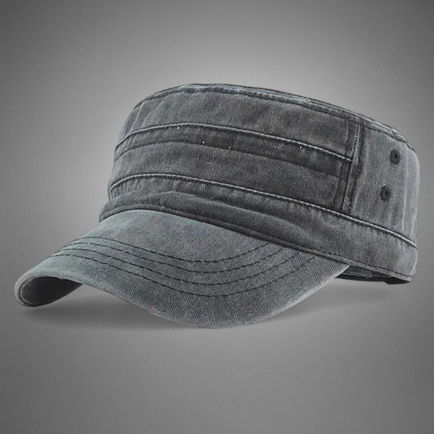 Enrick™ - Casquette Plate Vintage Militaire