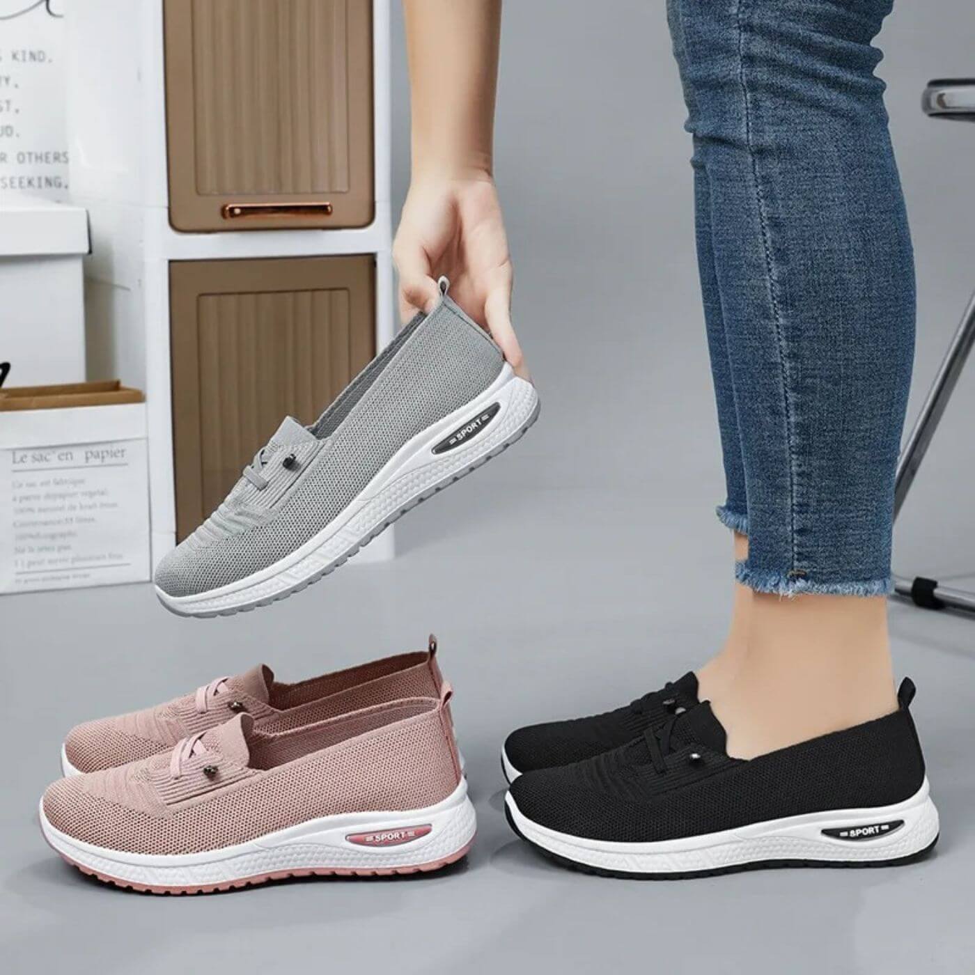 ErgoLuxe™ – Chaussures Orthopédiques de Marche Confortables