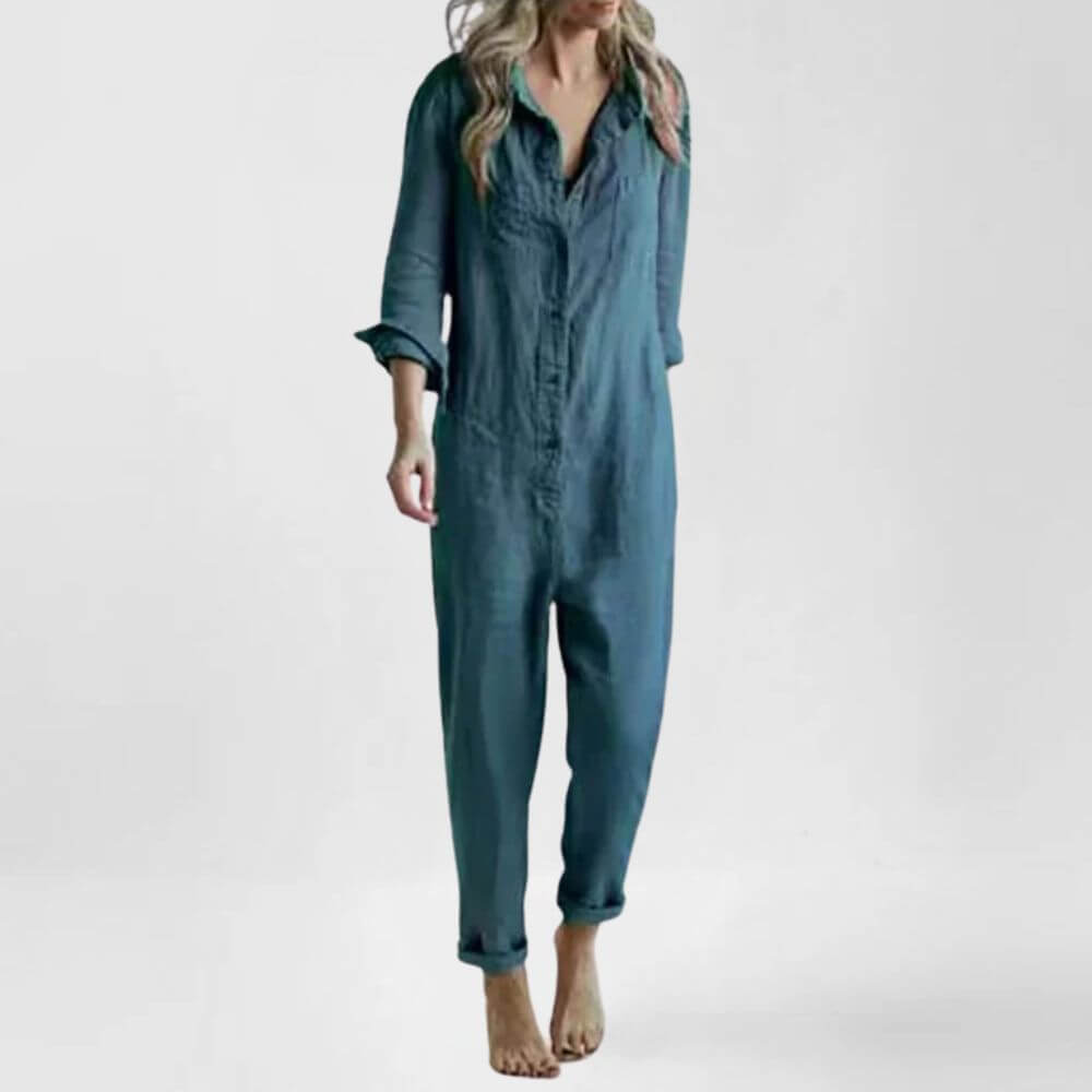 Combinaison femme élégante et fluide – look chic quotidien