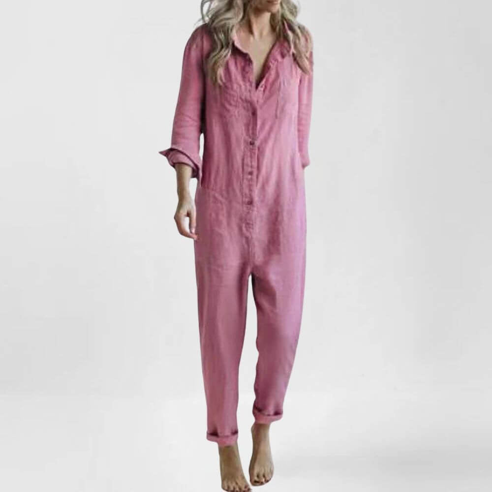 Combinaison femme élégante et fluide – look chic quotidien