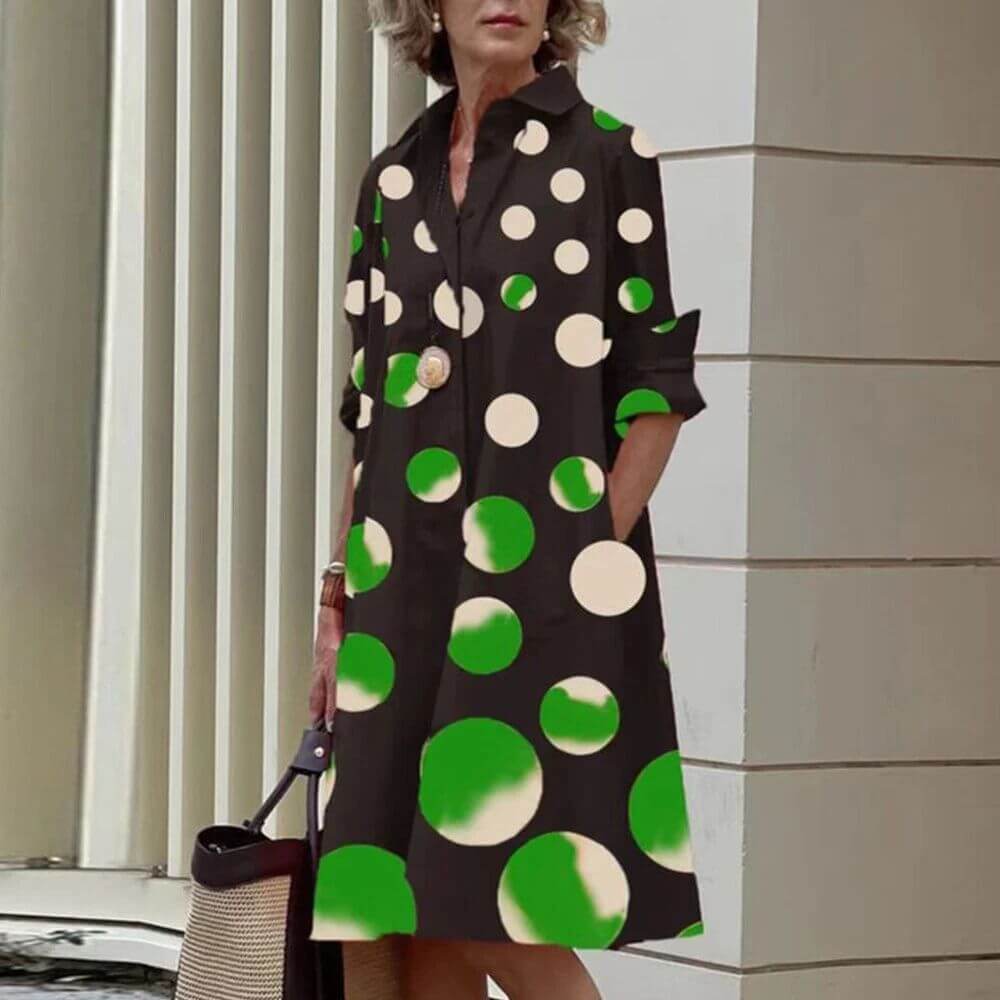 Robe chemise élégante ceinturée – look chic et décontracté