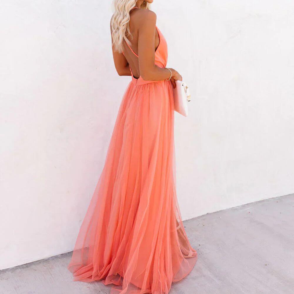 Robe à bretelles fluide élégante – Coupe longue pour été chic
