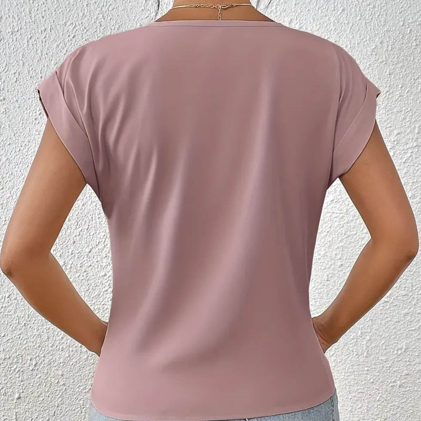 Fatima™ – T-shirt Décontracté à Col en V