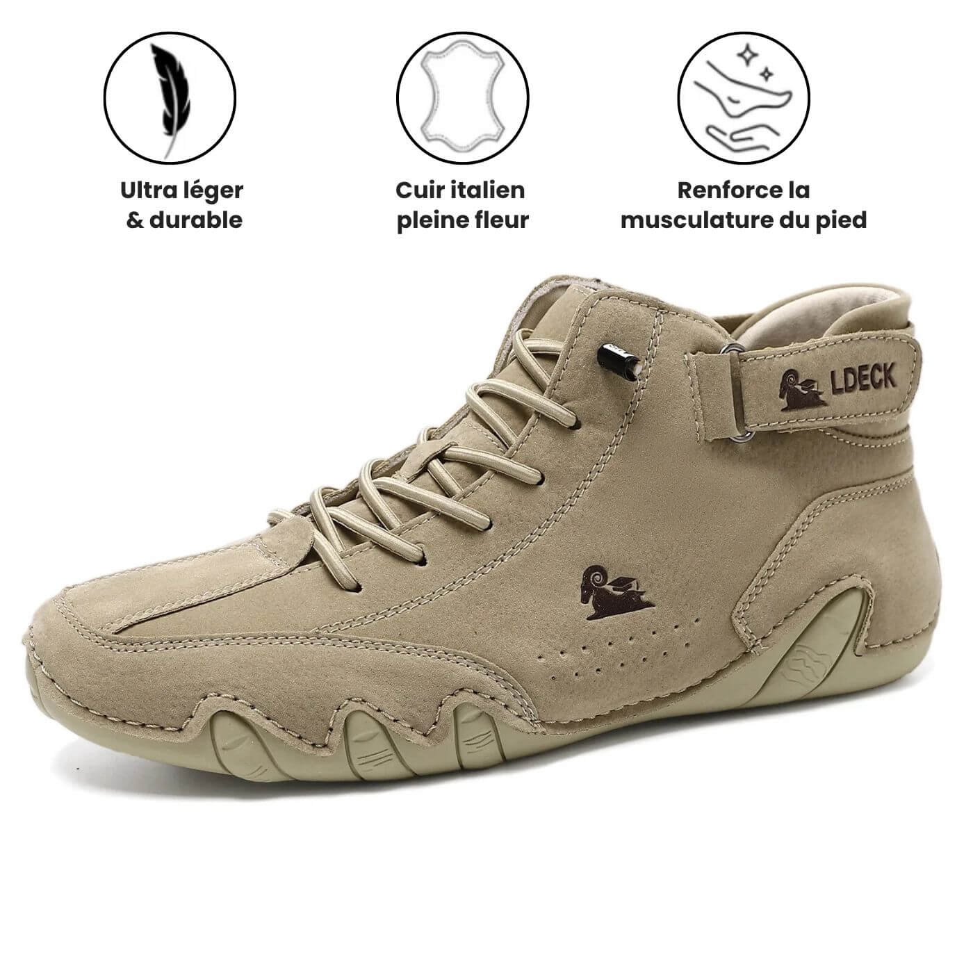Gianni™ – Chaussures Orthopédiques Pieds Nus en Cuir Premium