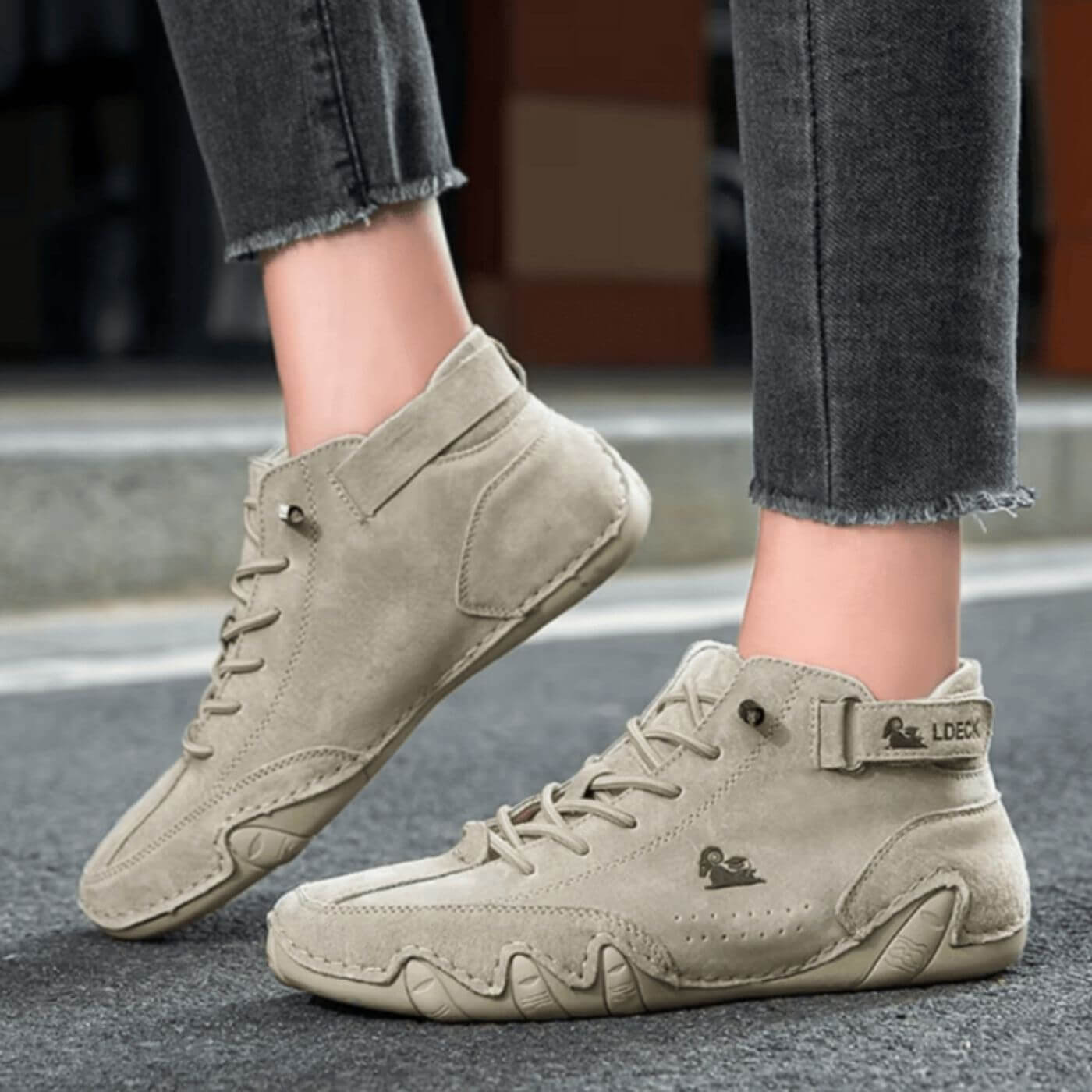 Gianni™ – Chaussures Orthopédiques Pieds Nus en Cuir Premium