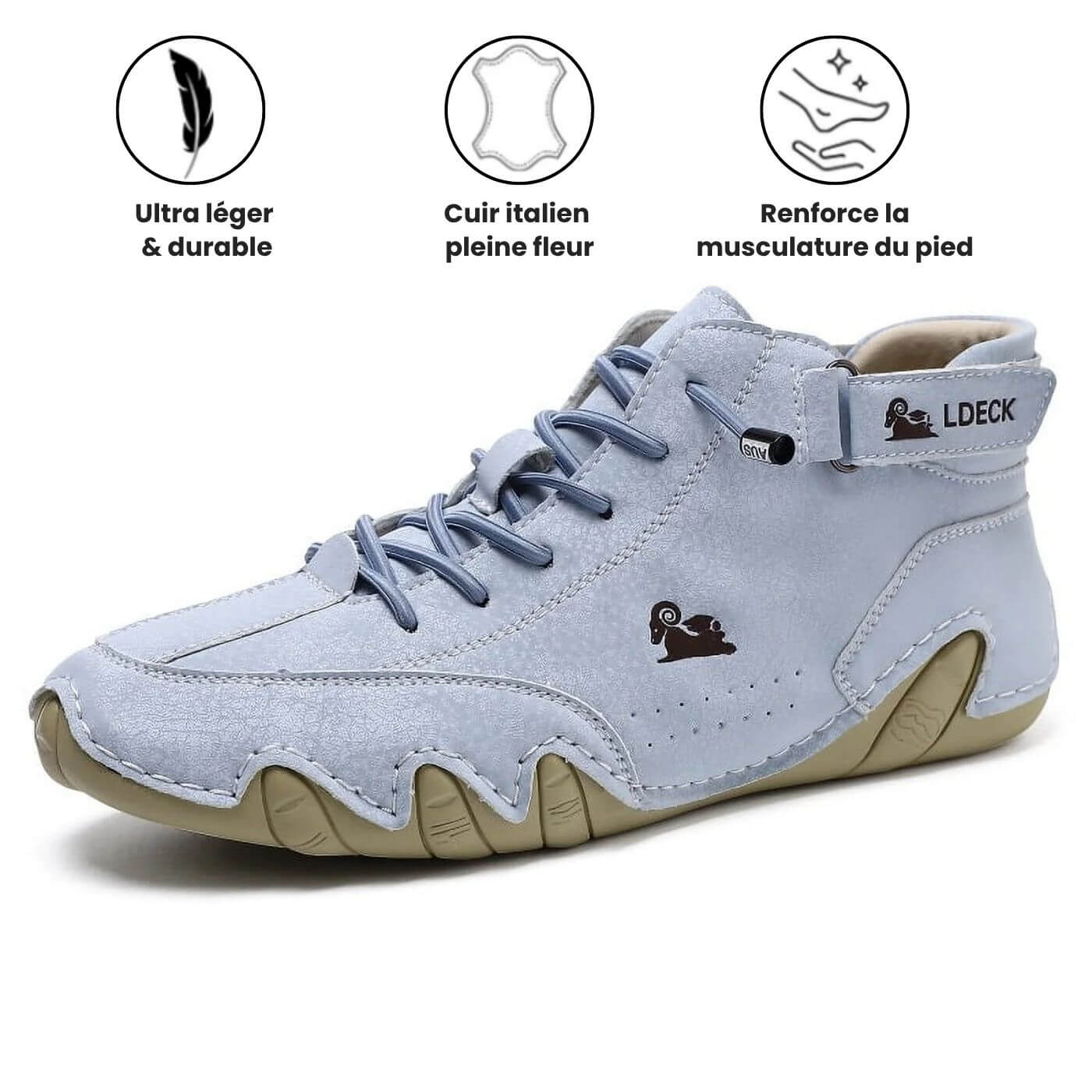 Gianni™ – Chaussures Orthopédiques Pieds Nus en Cuir Premium