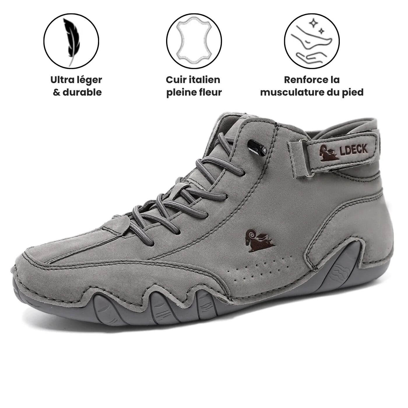 Gianni™ – Chaussures Orthopédiques Pieds Nus en Cuir Premium