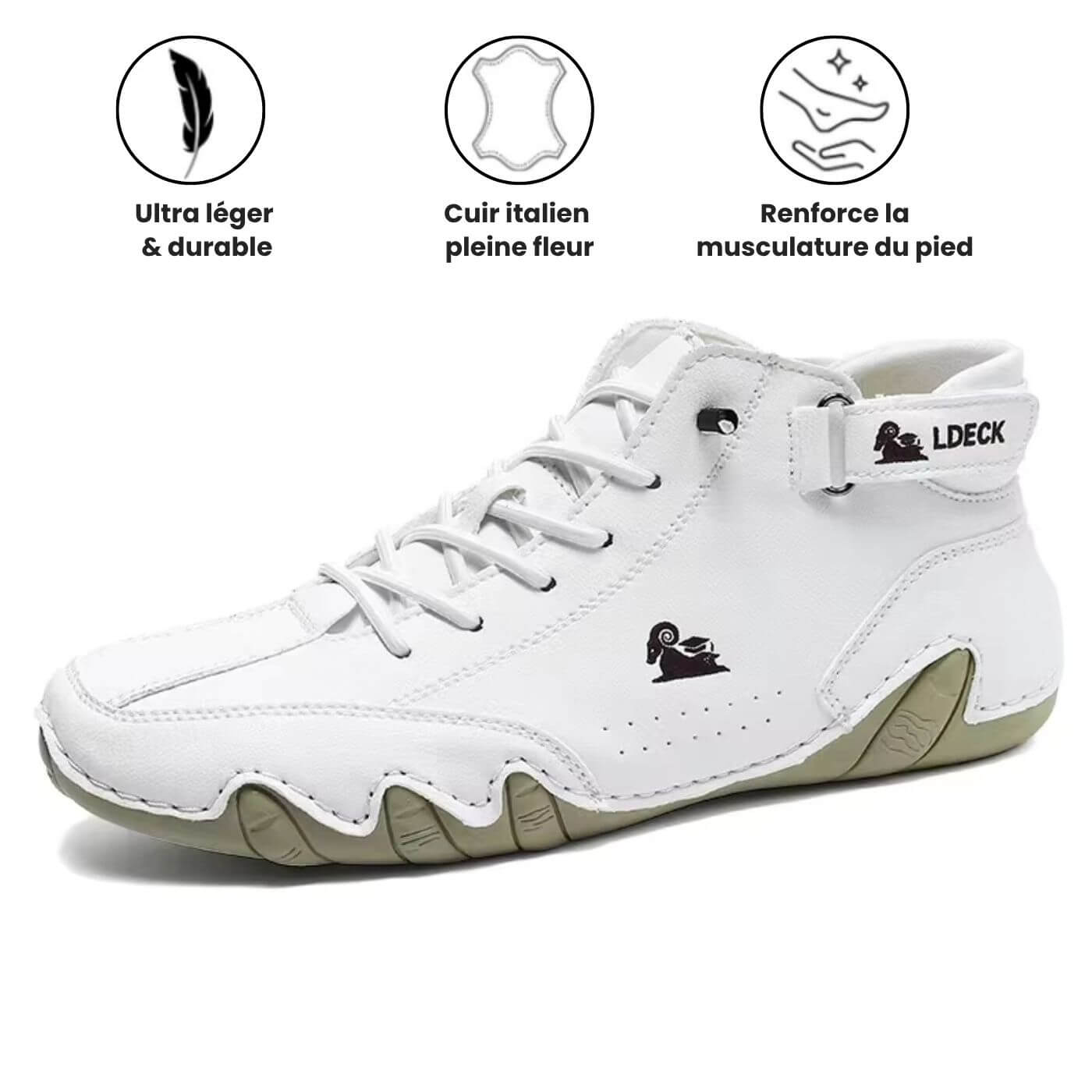 Gianni™ – Chaussures Orthopédiques Pieds Nus en Cuir Premium