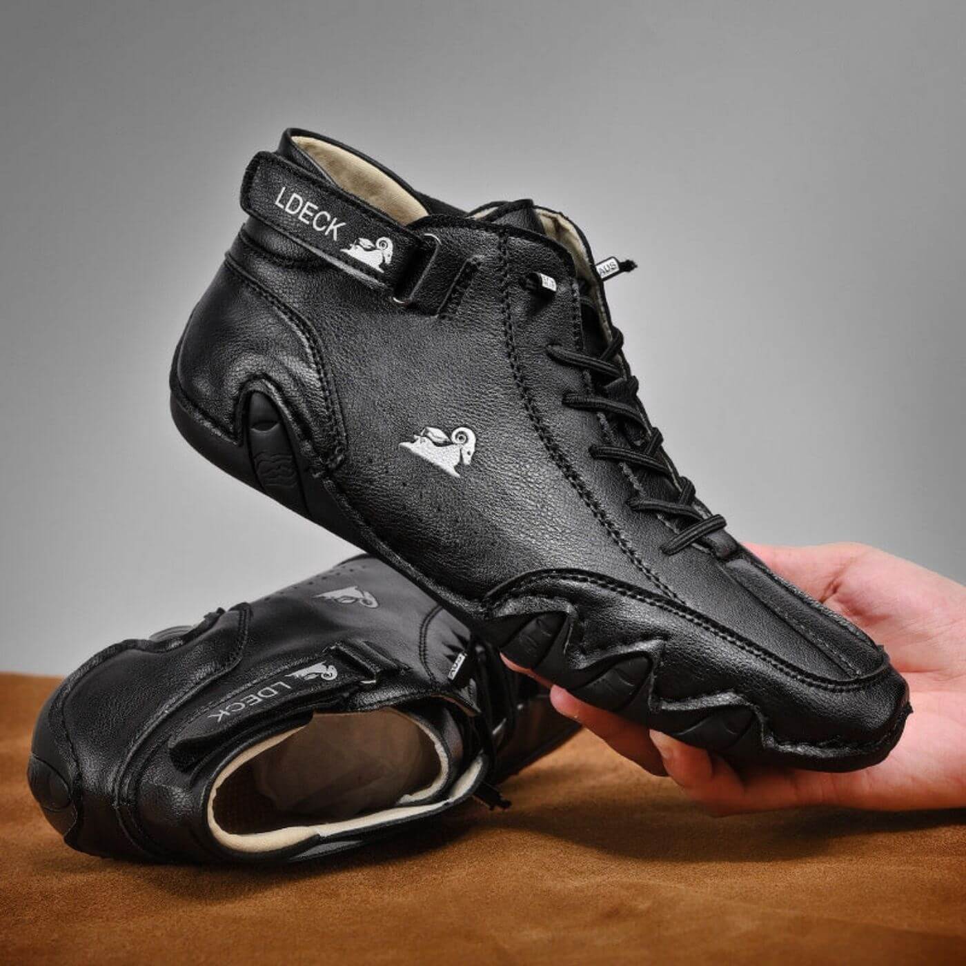 Gianni™ – Chaussures Orthopédiques Pieds Nus en Cuir Premium