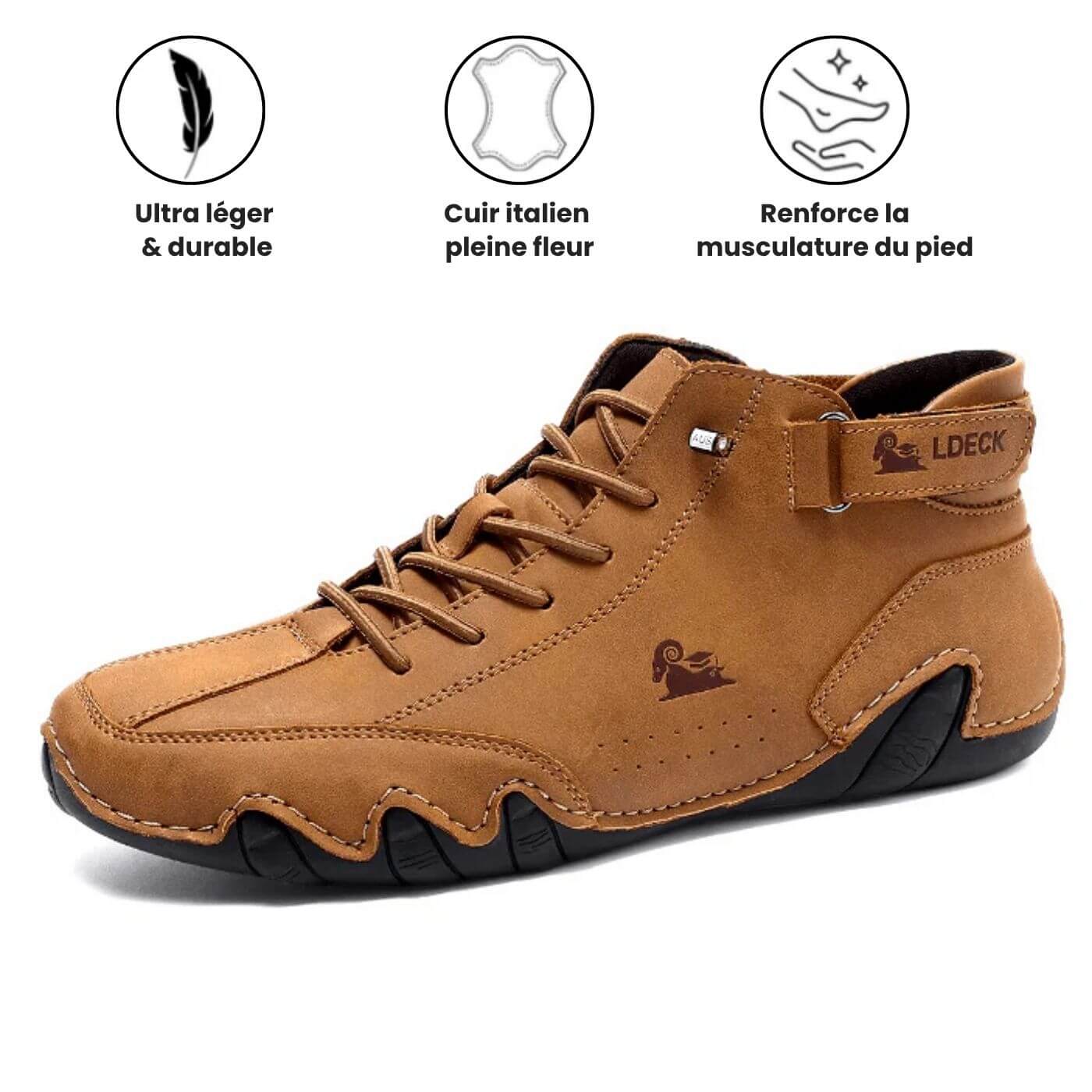 Gianni™ – Chaussures Orthopédiques Pieds Nus en Cuir Premium