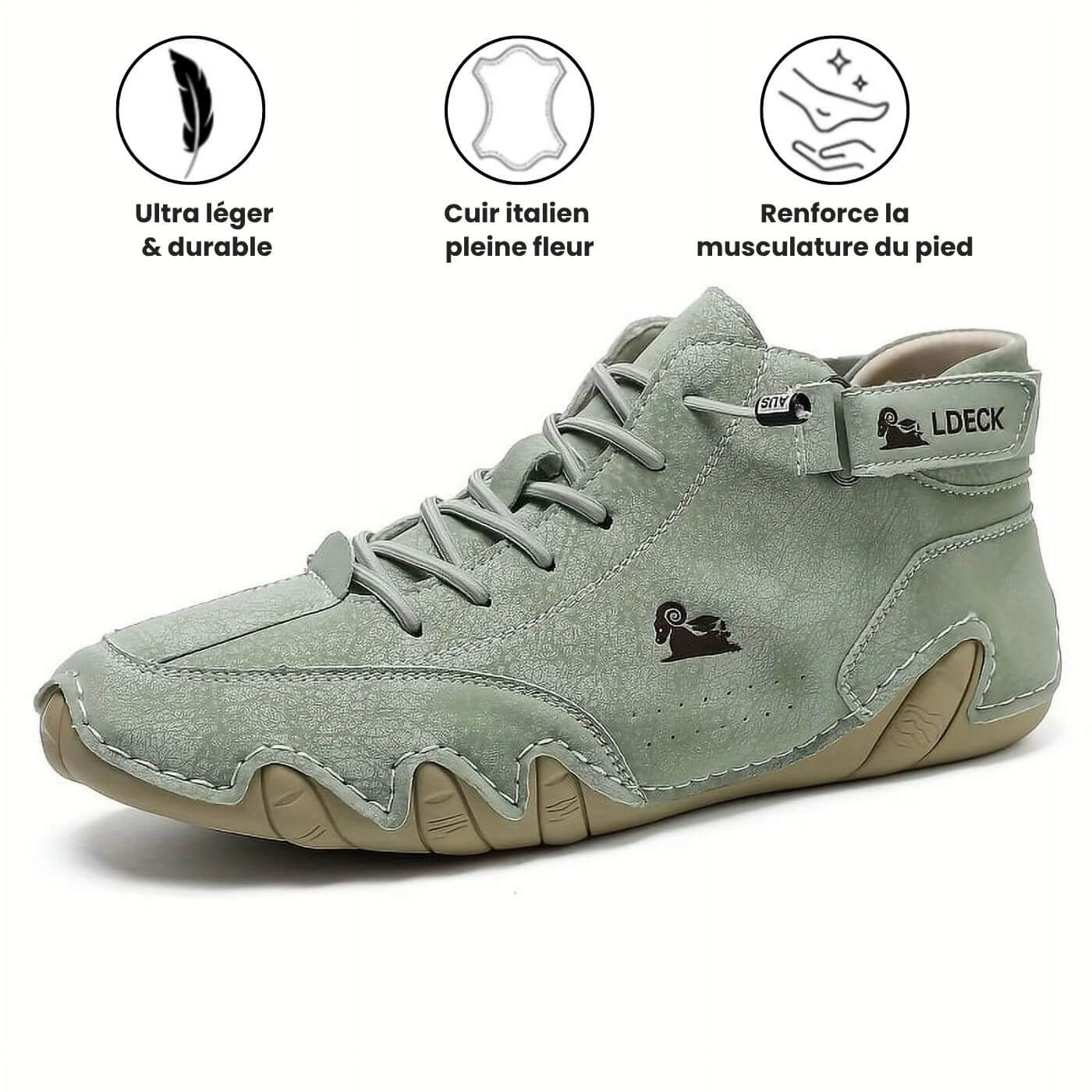 Gianni™ – Chaussures Orthopédiques Pieds Nus en Cuir Premium