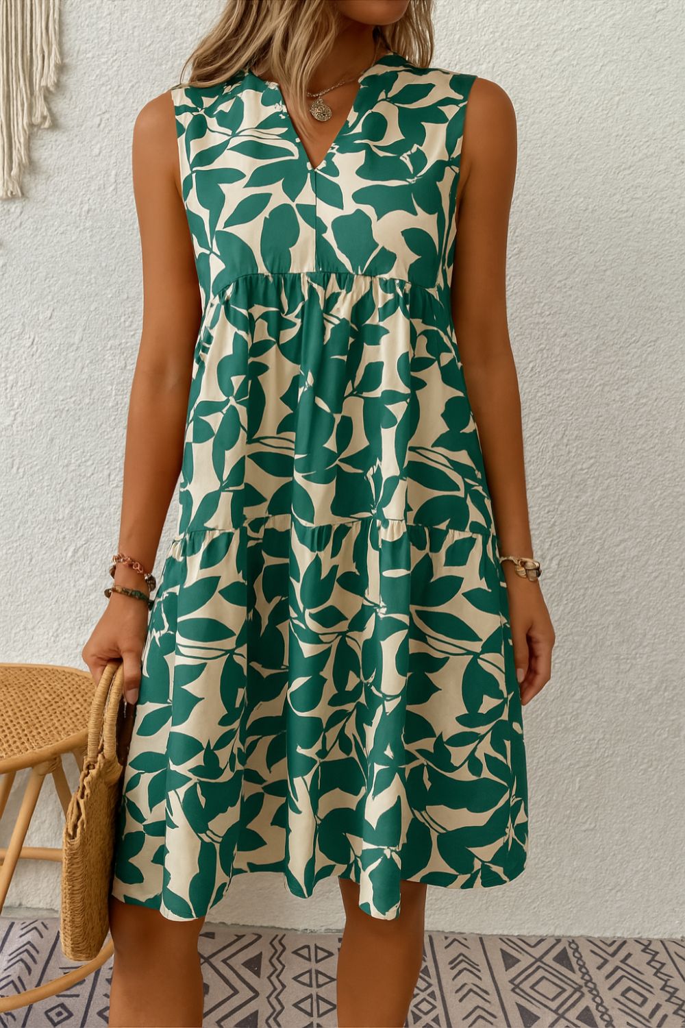 Léna™ – Robe d'Été Élégante Mi-Longue