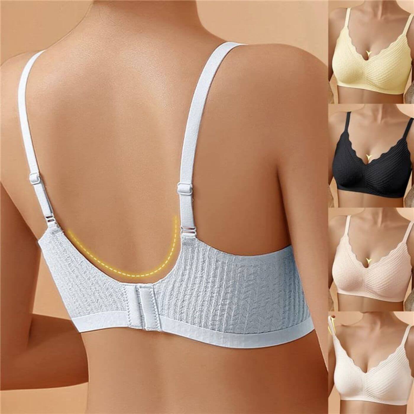 Liftelle™ – Pack de 4 Soutiens-Gorge Respirants et Galbants