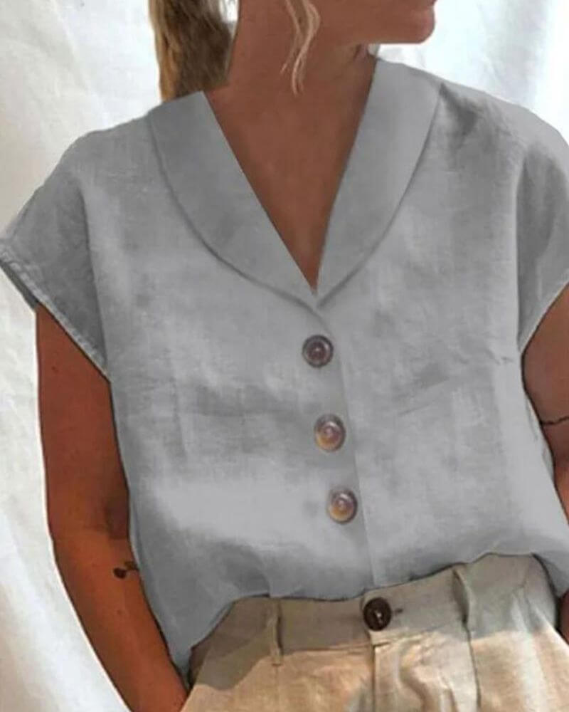 Lisa™ - Blouse Confortable à Col