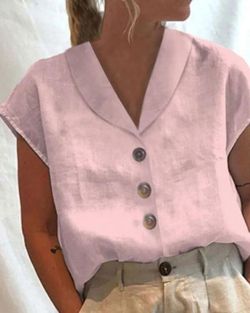 Lisa™ - Blouse Confortable à Col