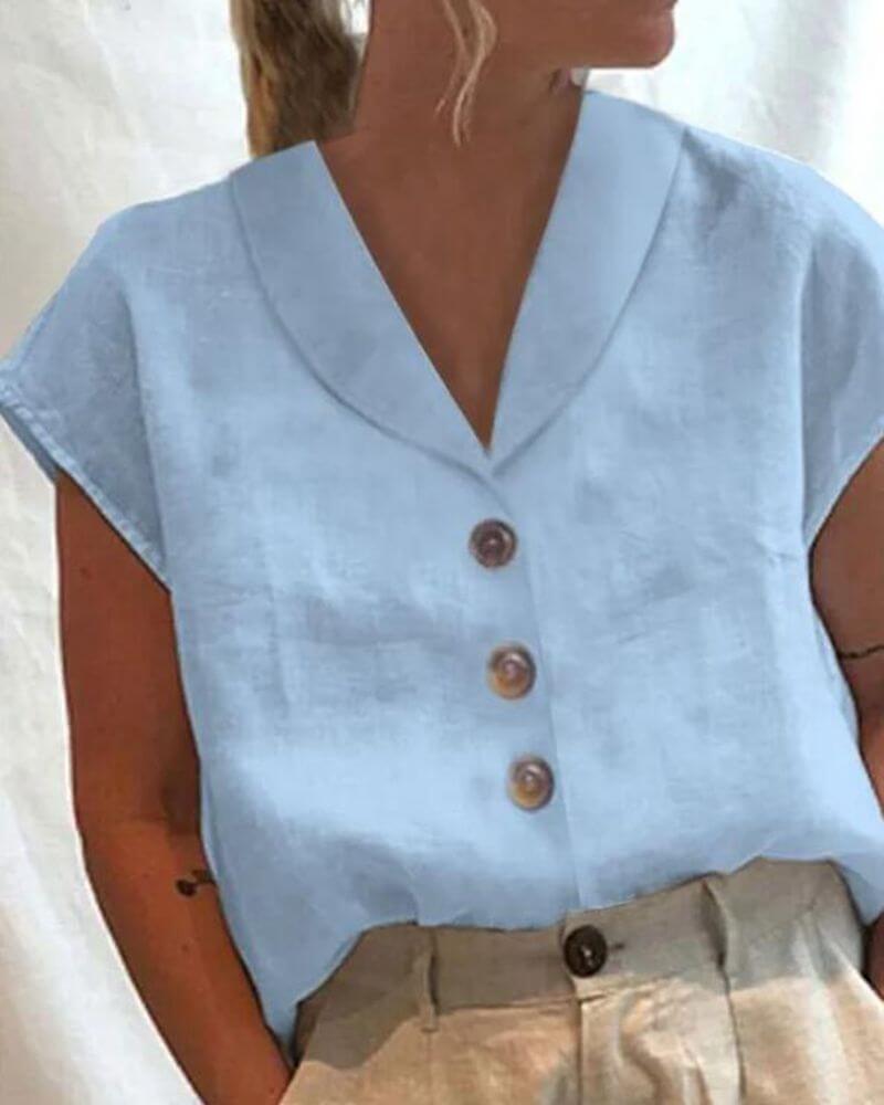 Lisa™ - Blouse Confortable à Col