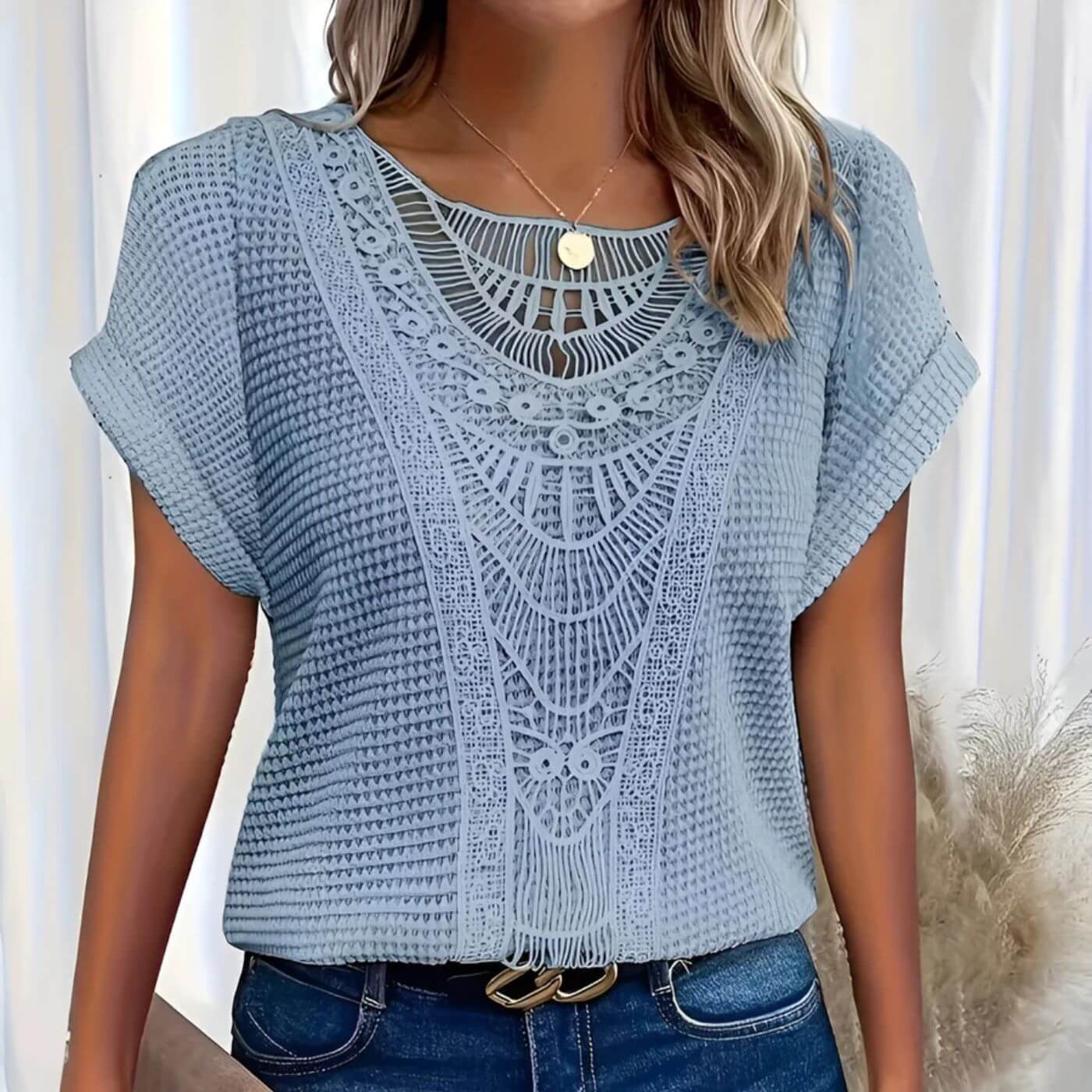 Lucie™ – Blouse Légère et Respirante au Style Élégant