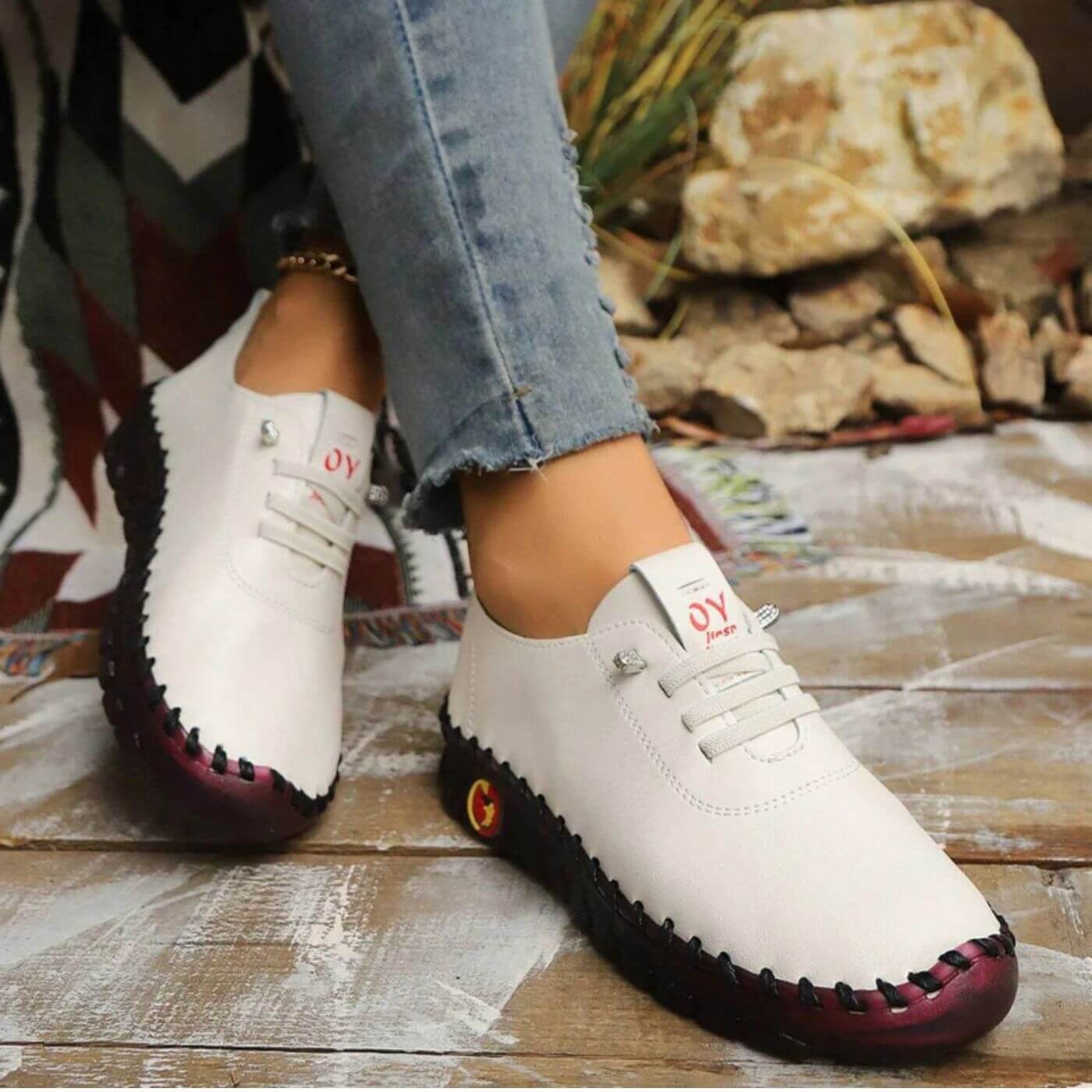 Malika™ - Chaussures Orthopédiques en Cuir Haut de Gamme