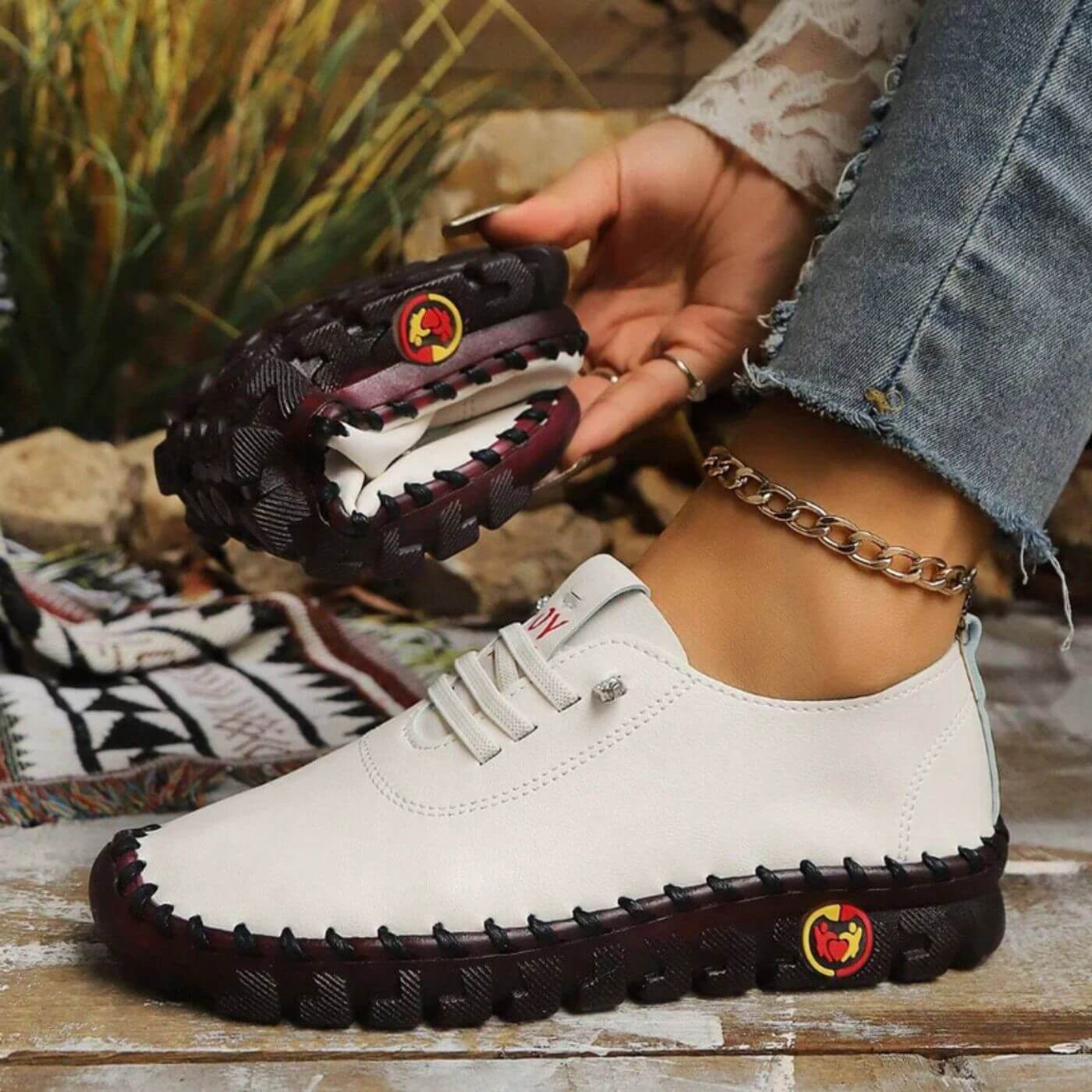 Malika™ - Chaussures Orthopédiques en Cuir Haut de Gamme