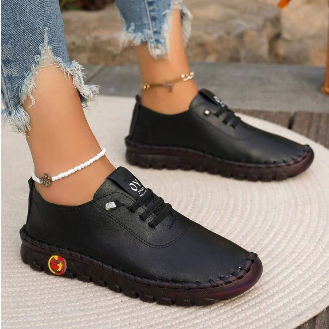 Malika™ - Chaussures Orthopédiques en Cuir Haut de Gamme