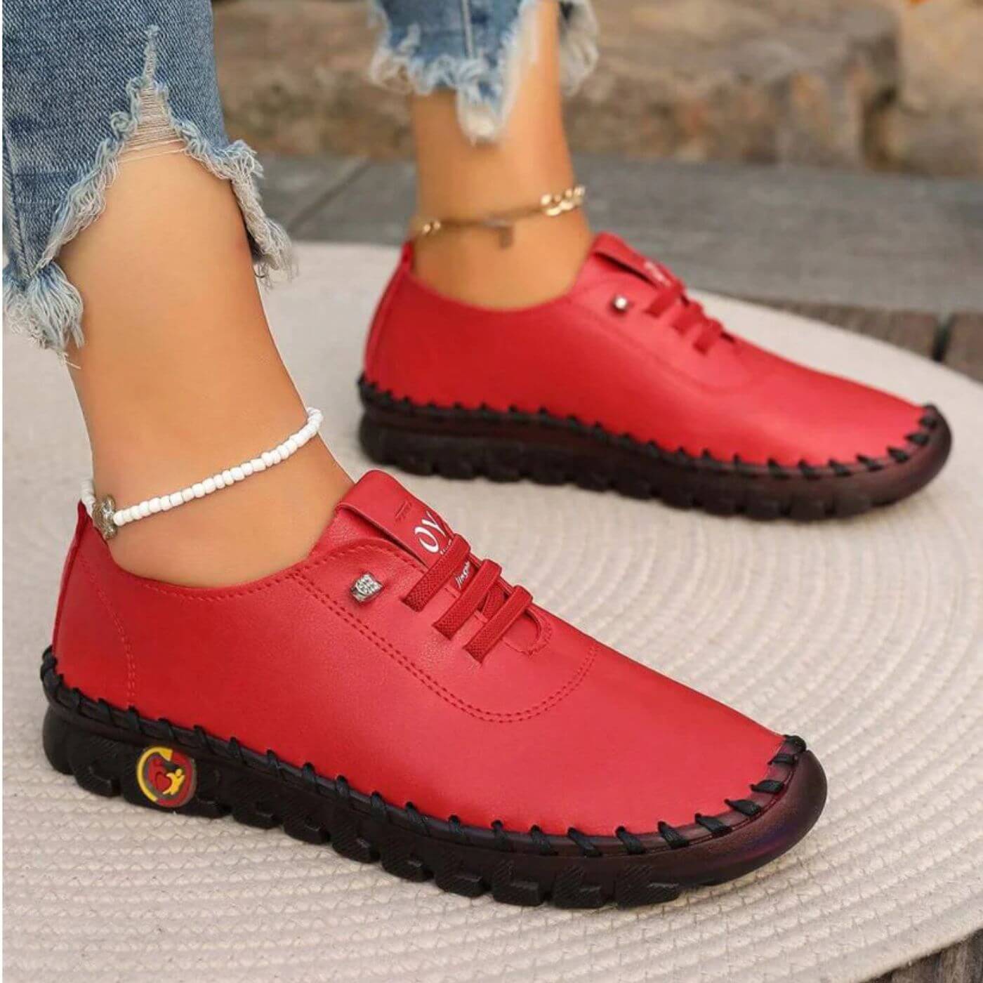 Malika™ - Chaussures Orthopédiques en Cuir Haut de Gamme