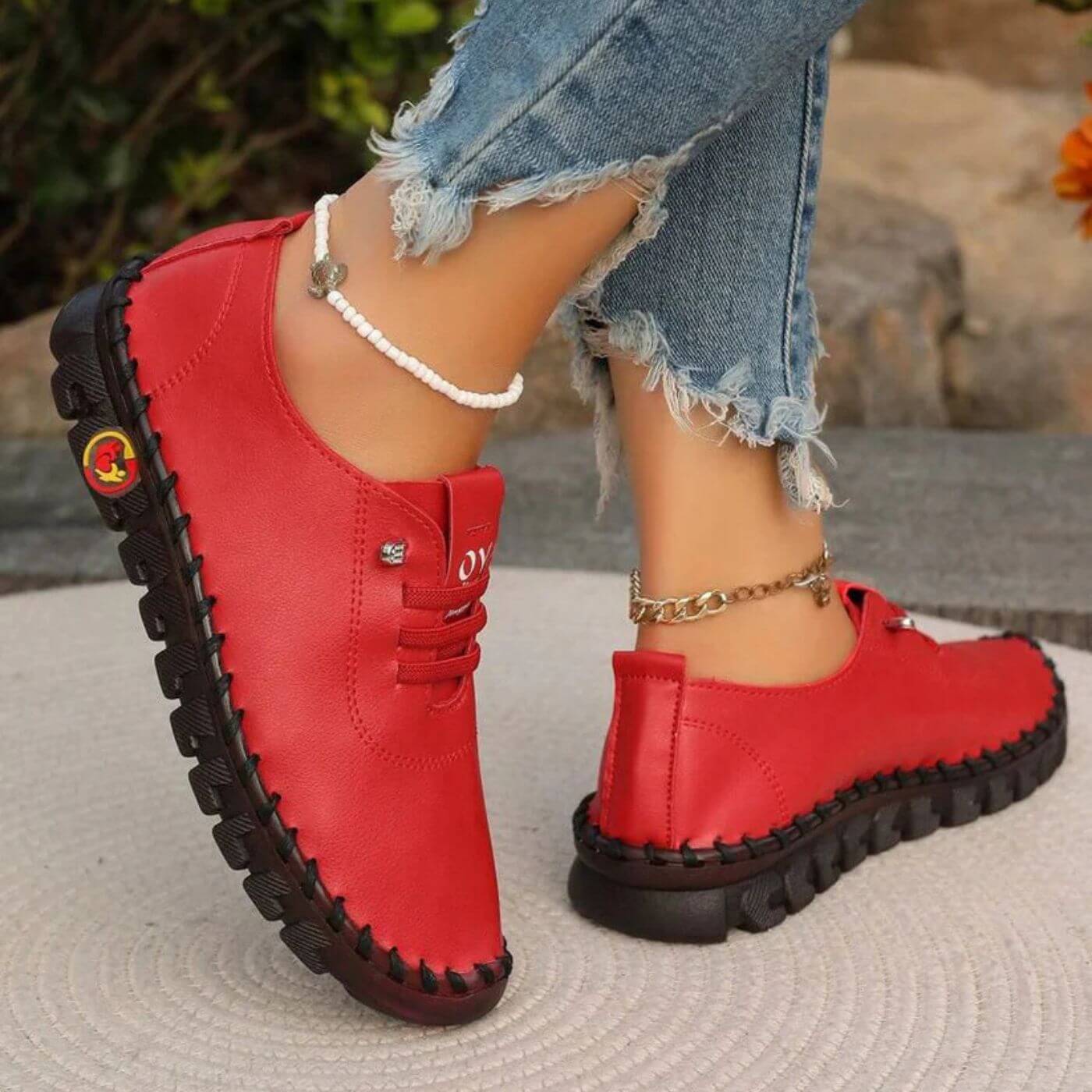 Malika™ - Chaussures Orthopédiques en Cuir Haut de Gamme