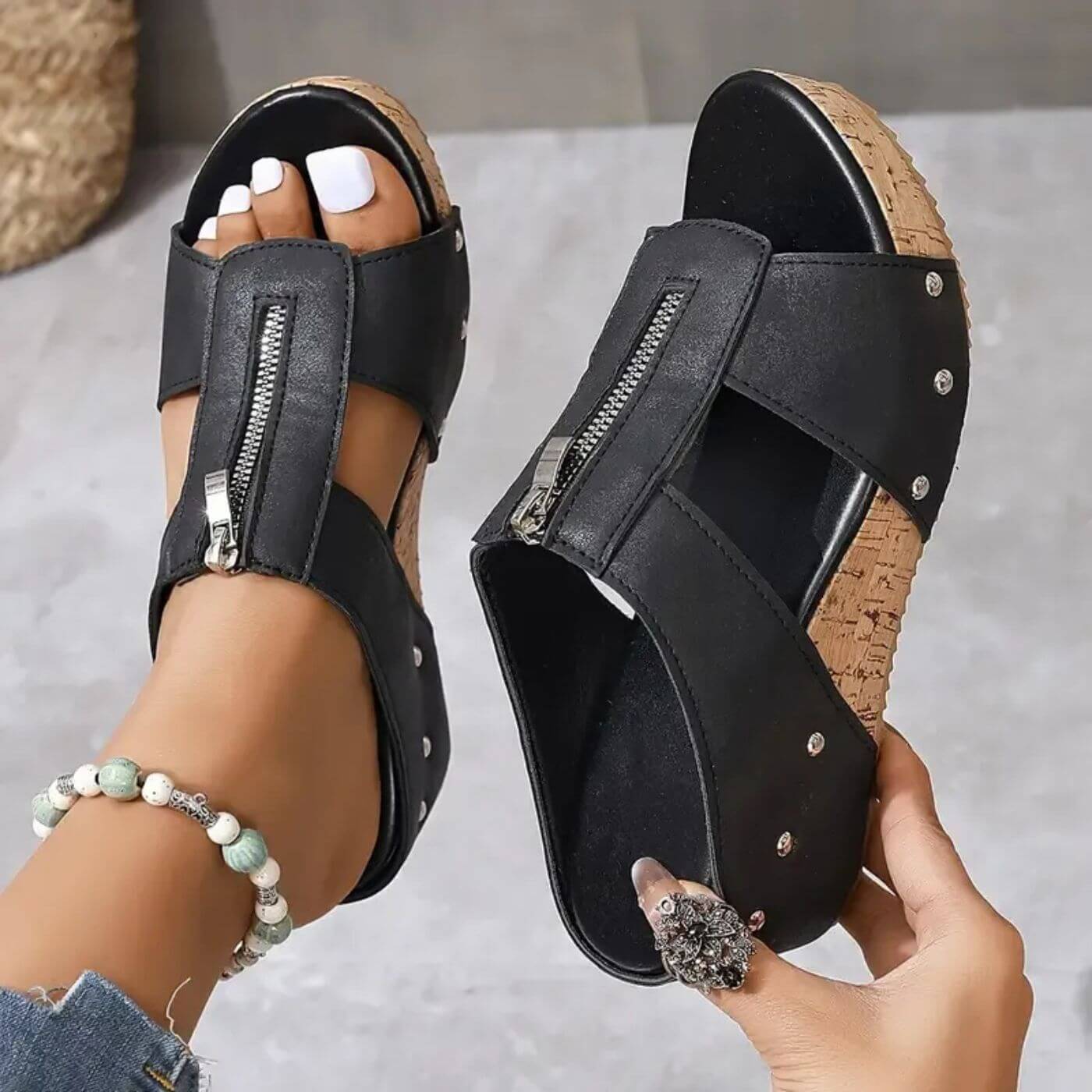 Mathilde™ - Sandales Orthopédiques Ouvertes Confortables