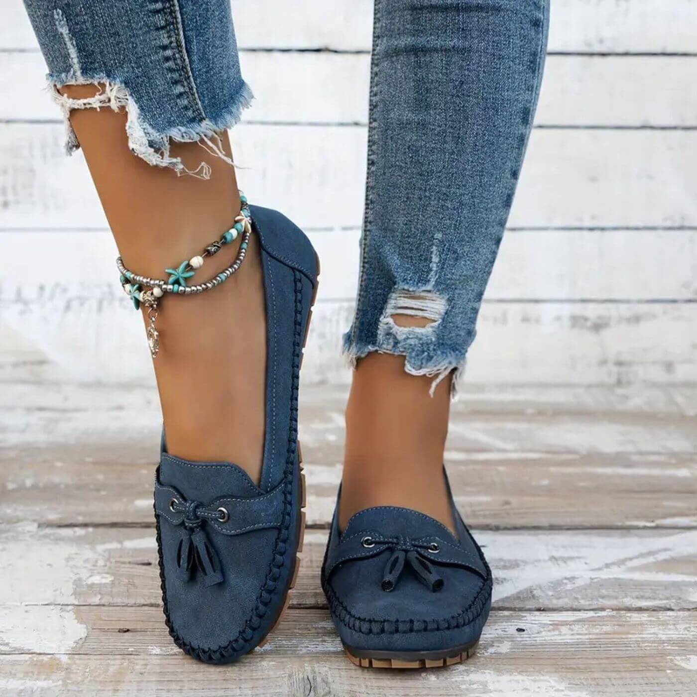 Perrine™ - Mocassins Orthopédiques Vintage