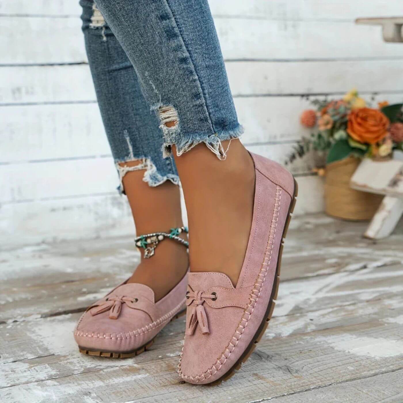 Perrine™ - Mocassins Orthopédiques Vintage