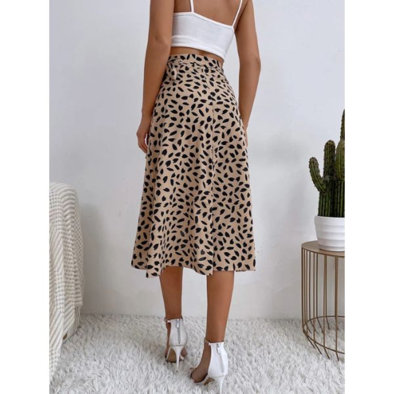 Jupe portefeuille boho femme – Légère, imprimée et flatteuse