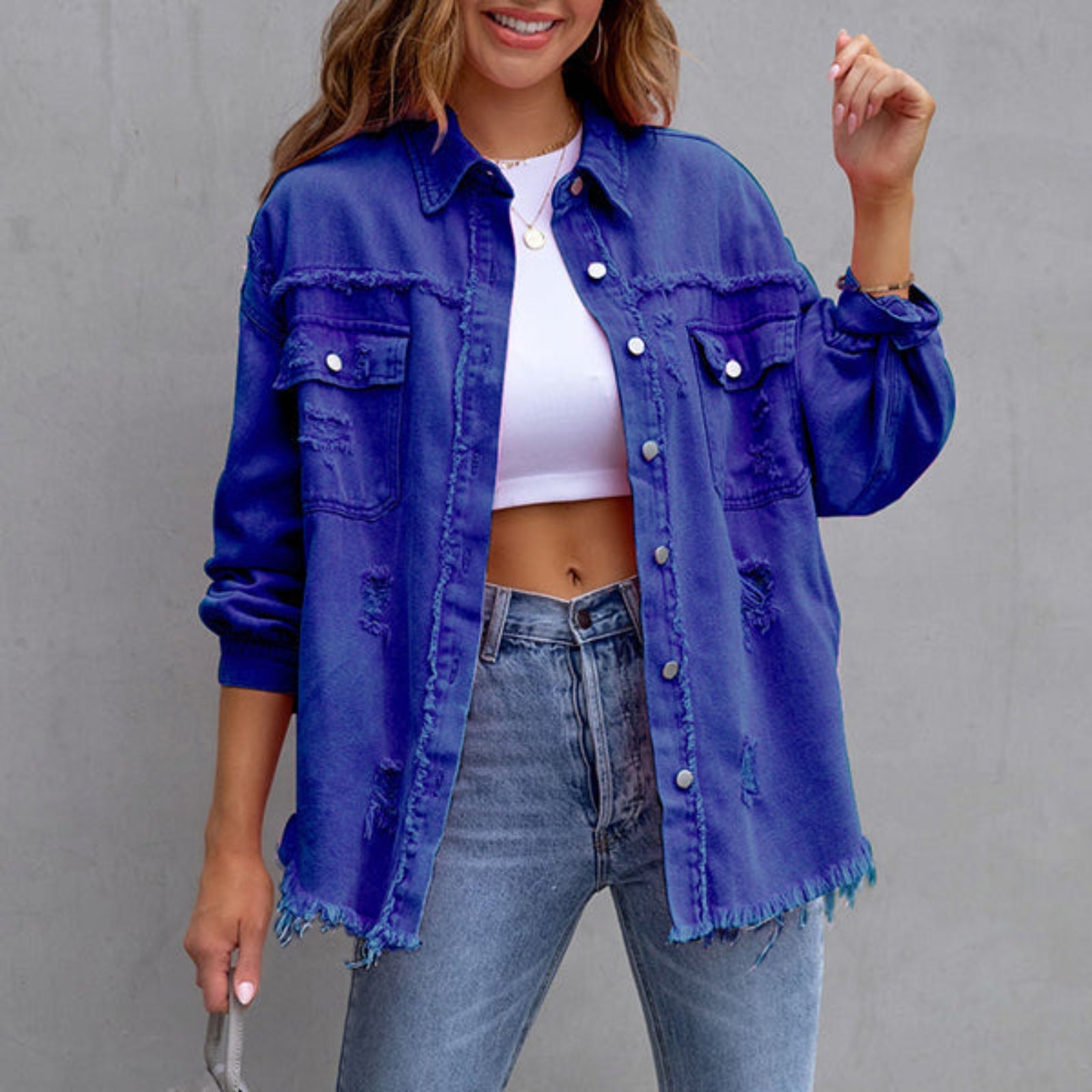 Veste en jean femme – Classique, ajustée et polyvalente