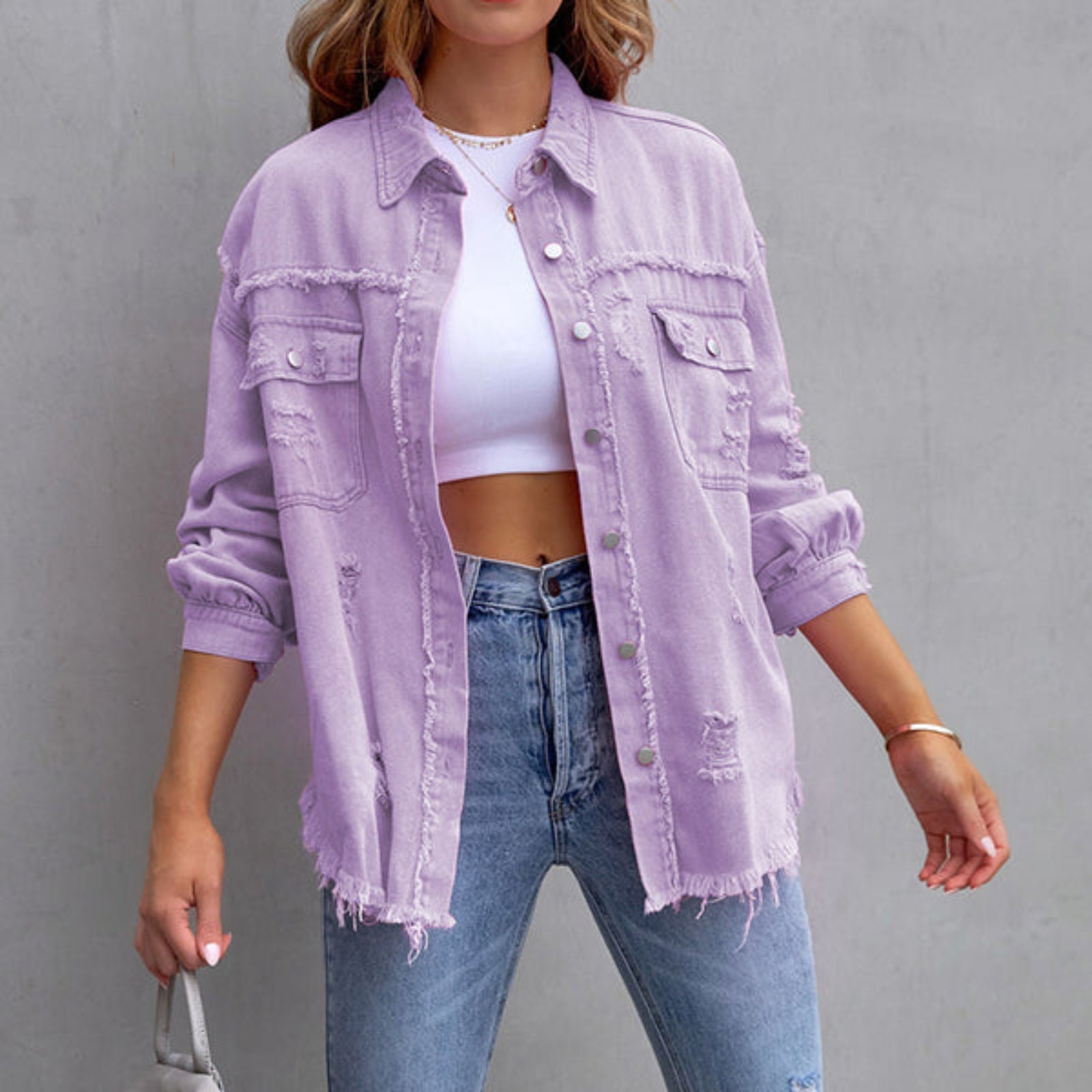 Veste en jean femme – Classique, ajustée et polyvalente
