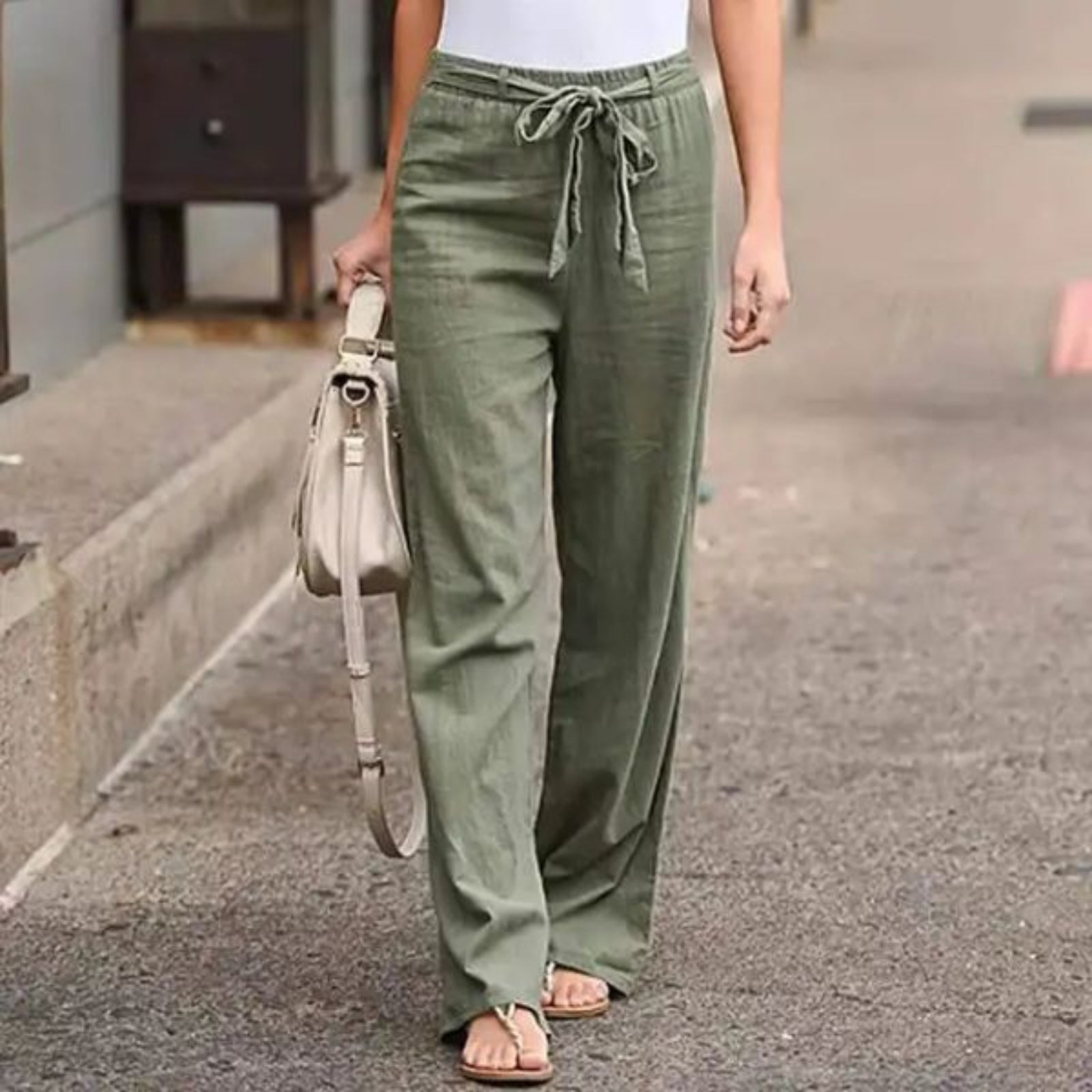 Pantalon en lin femme – Léger et décontracté pour l’été